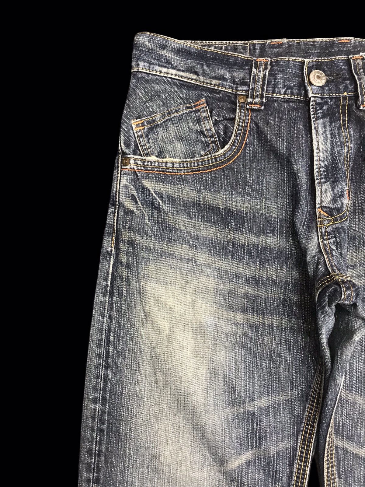 Edwin 💥90s Style💥EDWIN REGULAR MUD STONEWASH DENIM F76 Size US 32 / EU 48 - 3 Thumbnail