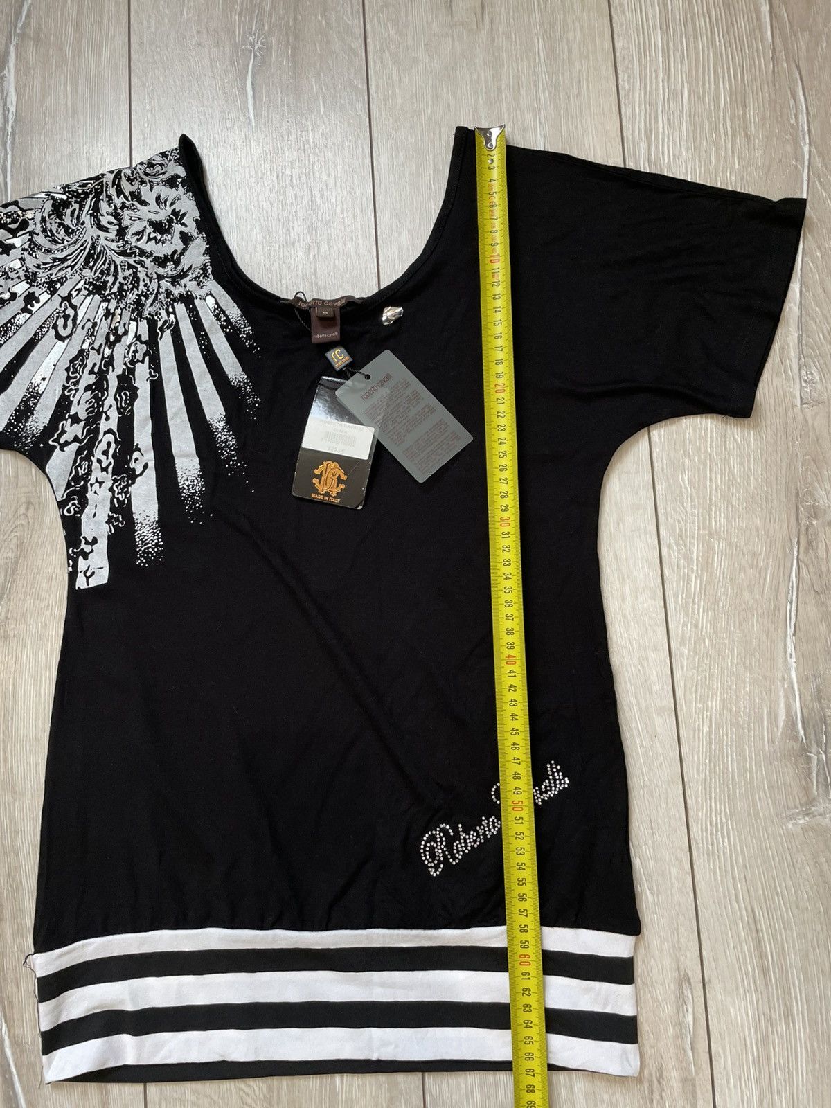 Roberto Cavalli × Vintage NEW vintage Roberto Cavalli t shirt long sleeve Size M / US 6-8 / IT 42-44 - 11 Thumbnail