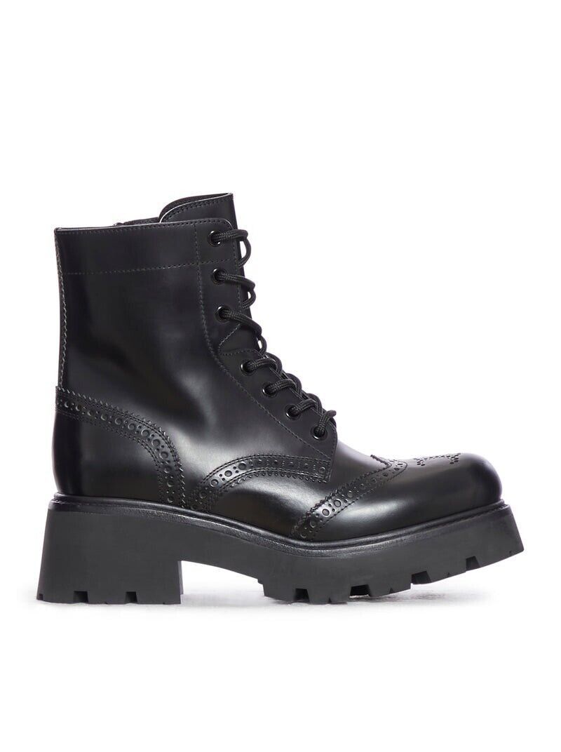 CELINE Triomphe Rangers Black Polished Lthr N&A