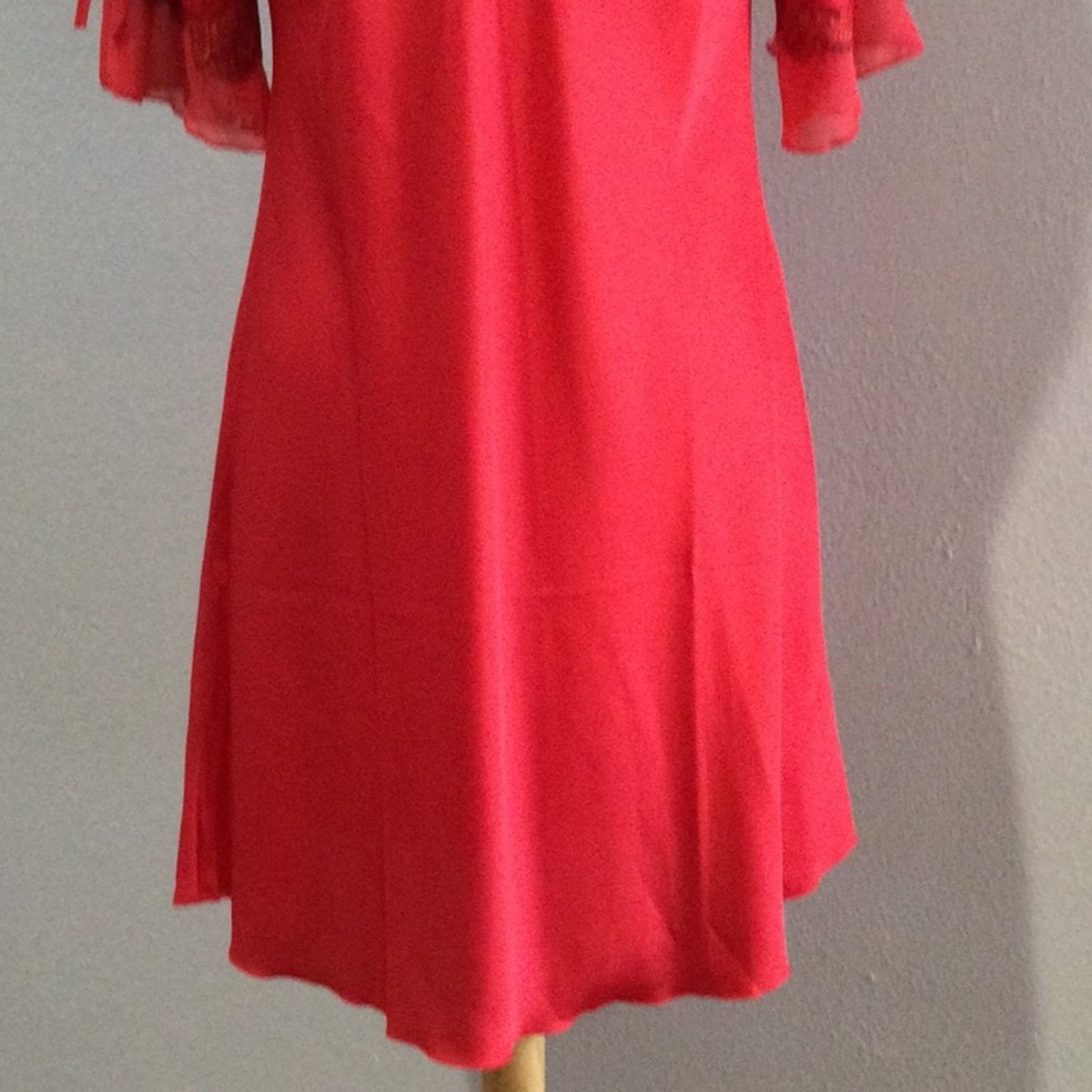 Other Red Lace Nightgown XXL (See description for measurements) Size M / US 6-8 / IT 42-44 - 3 Thumbnail