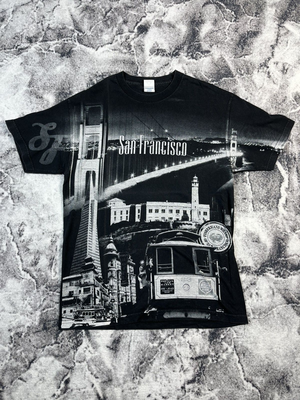 Vintage San Francisco All Over Print Graphic T-Shirt Vintage Size US L / EU 52-54 / 3 - 1 Thumbnail