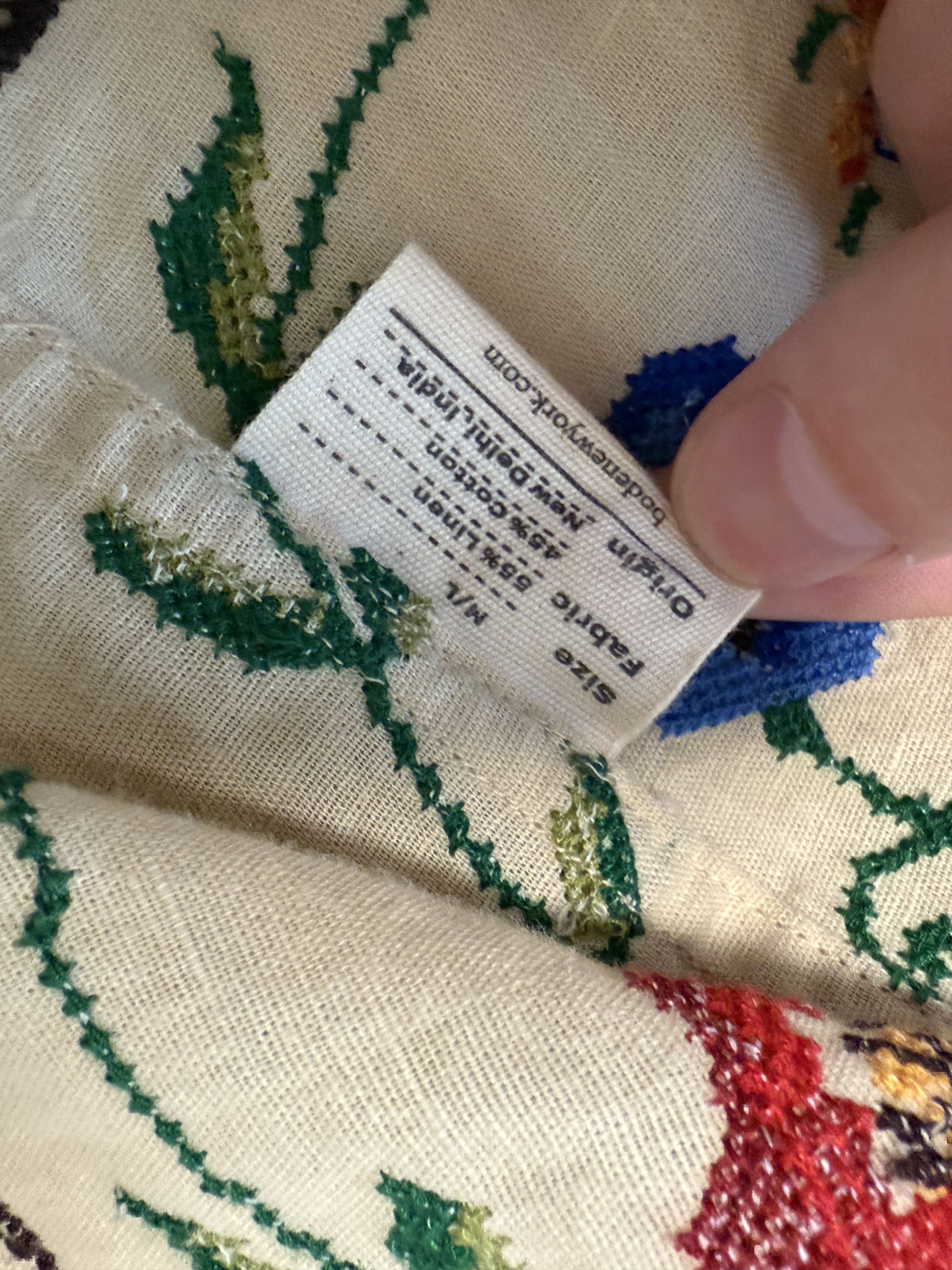Bode Extremely rare BODE Morning Glory LS Shirt Size M/L Size US M / EU 48-50 / 2 - 5 Thumbnail