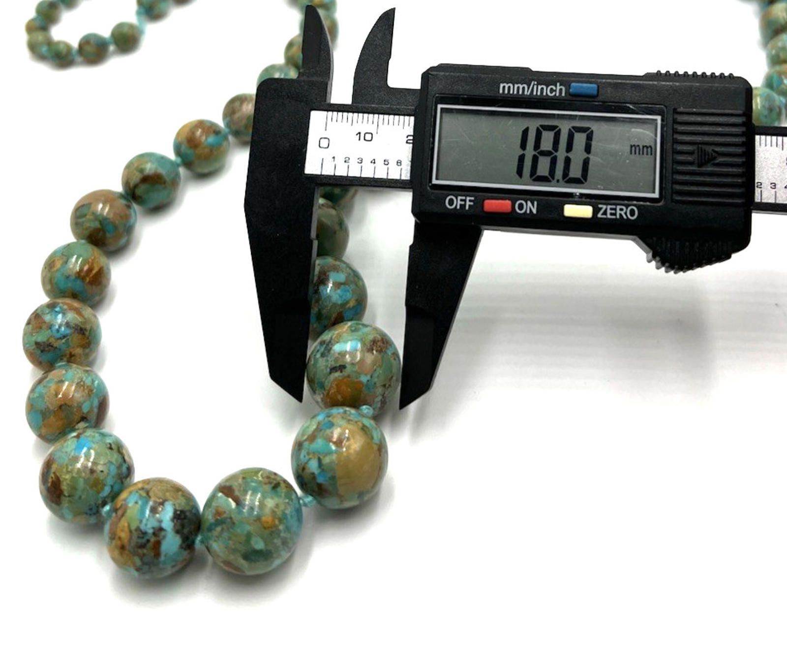 Other Dennis Kalisteo Navajo Turquoise Sterling Silver Necklace Size ONE SIZE - 9 Thumbnail