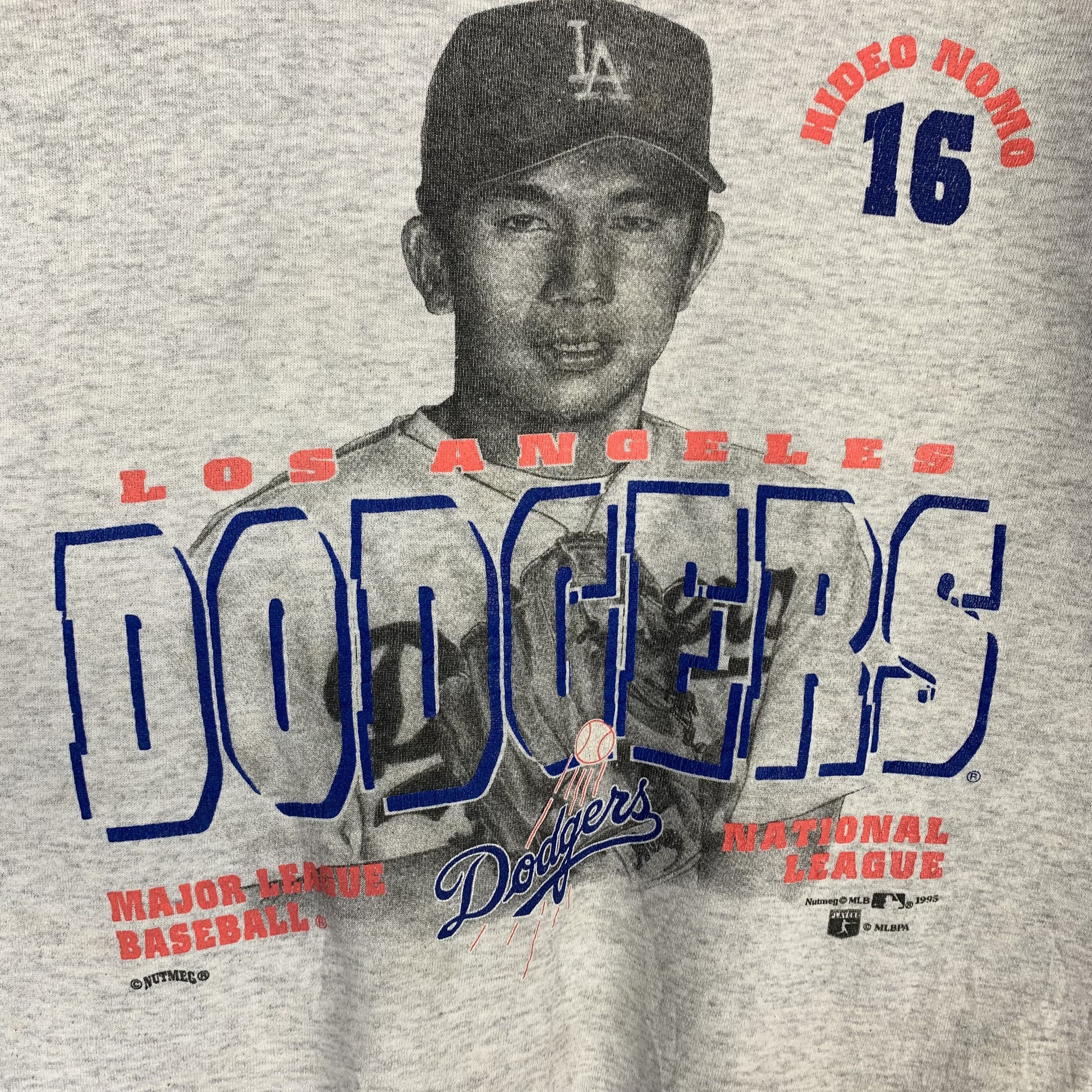 MLB Vintage MLB LA Dodgers Hideo Nomo Nutmeg Sweatshirt Crewneck Size US L / EU 52-54 / 3 - 3 Thumbnail