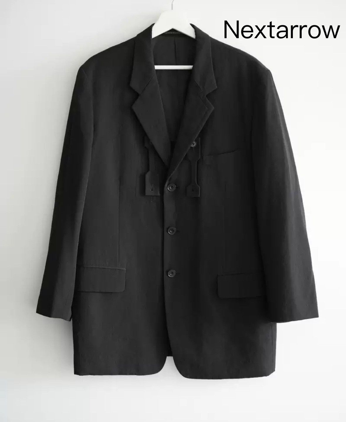 Yohji Yamamoto Yohji Yamamoto 00ss delinquent boy strap suit 2412-Nextarrow Size US L / EU 52-54 / 3 - 1 Thumbnail