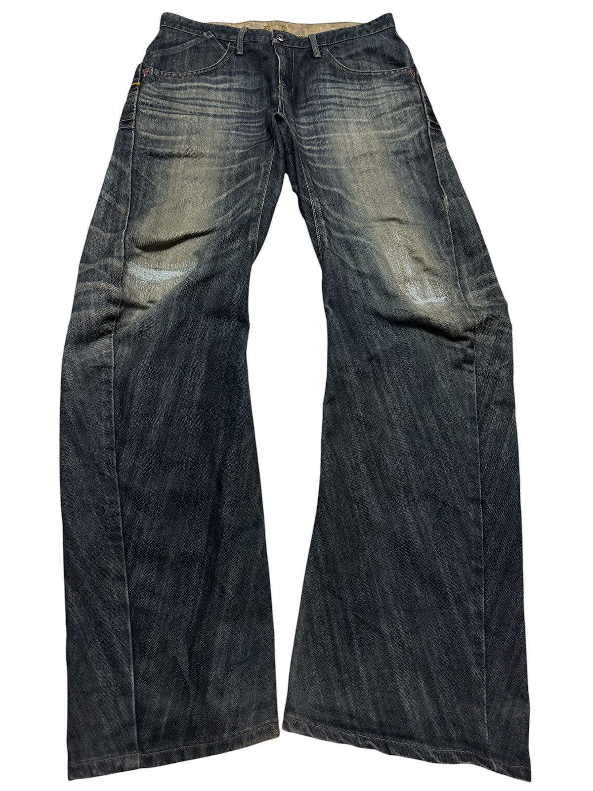 Edwin VTG EDWIN E-FUNCTION RUSTY SICK MUDPUNK WHSIKER DARK JEAN Size US 32 / EU 48 - 1 Thumbnail
