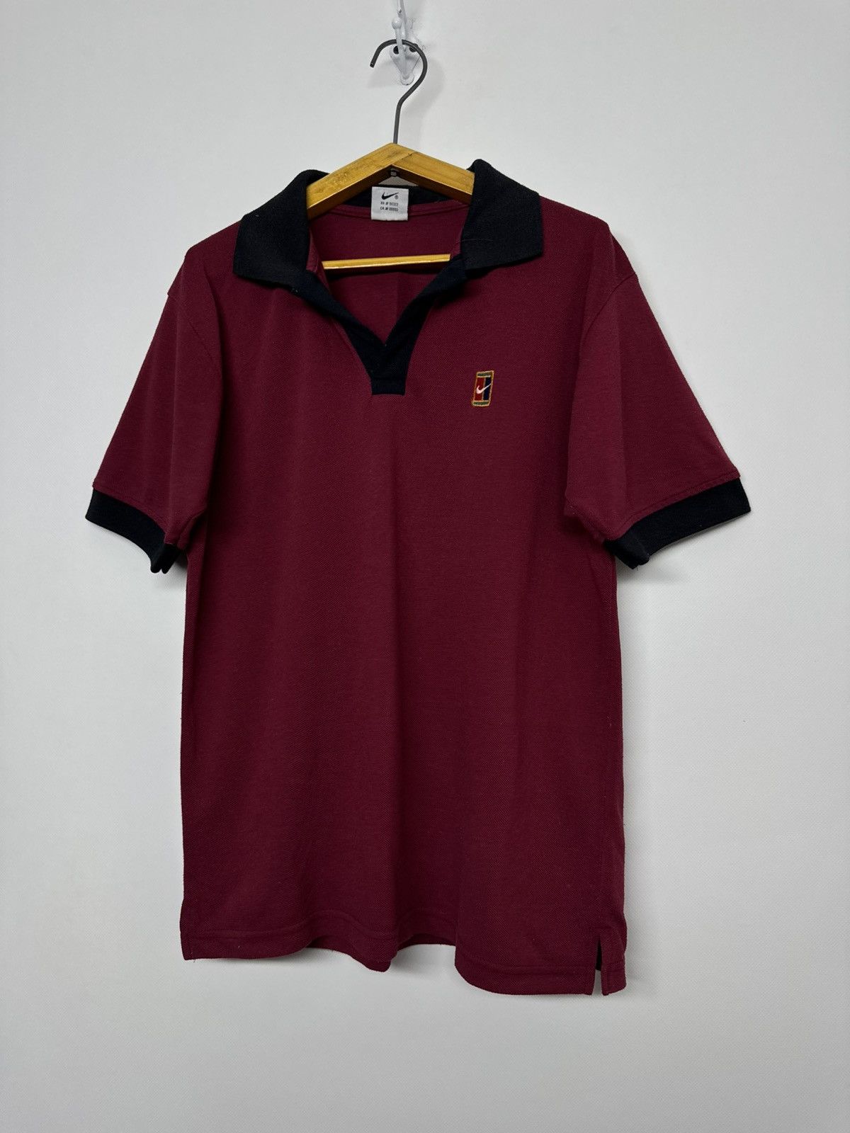 Nike Nike Court Vintage Rare 90s Made In USA Fleece T-Shirt Size US M / EU 48-50 / 2 - 3 Thumbnail