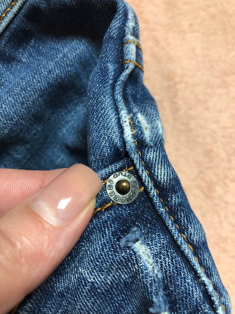 Dsquared2 Vintage Dsquared2 Distressed Denim Jeans Size 32 Size US 32 / EU 48 - 7 Thumbnail