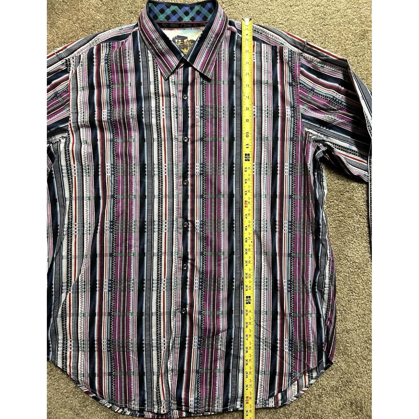 Robert Graham Robert Graham Shirt Mens 2XL TLT Multicolor Long Sleeve Button-Down Size US XXL / EU 58 / 5 - 8 Thumbnail