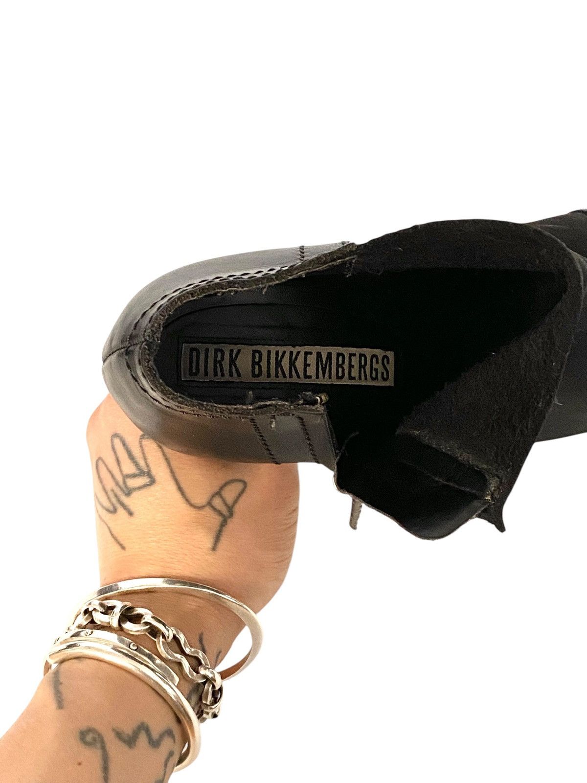 Dirk Bikkembergs A/W 1996 DIRK BIKKEMBERGS METAL HEELED BOOTS Size US 7.5 / IT 37.5 - 8 Thumbnail