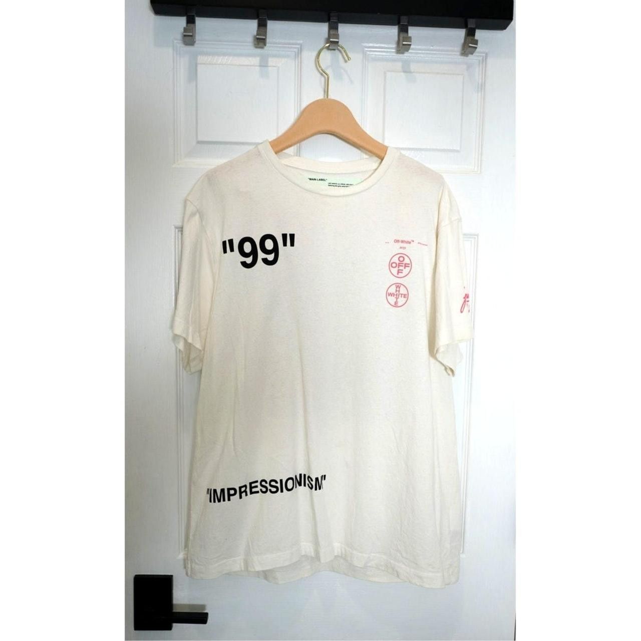 Off-White OFF-WHITE - White Impressionism Boat Tee / XS Size US XS / EU 42 / 0 - 2 Thumbnail
