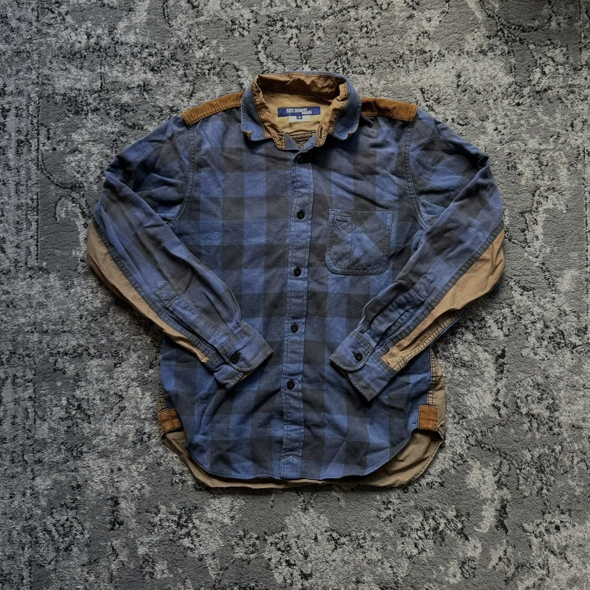 COMME DE GARCON/JUNYA WANTANABE 2 TONE FLANNEL