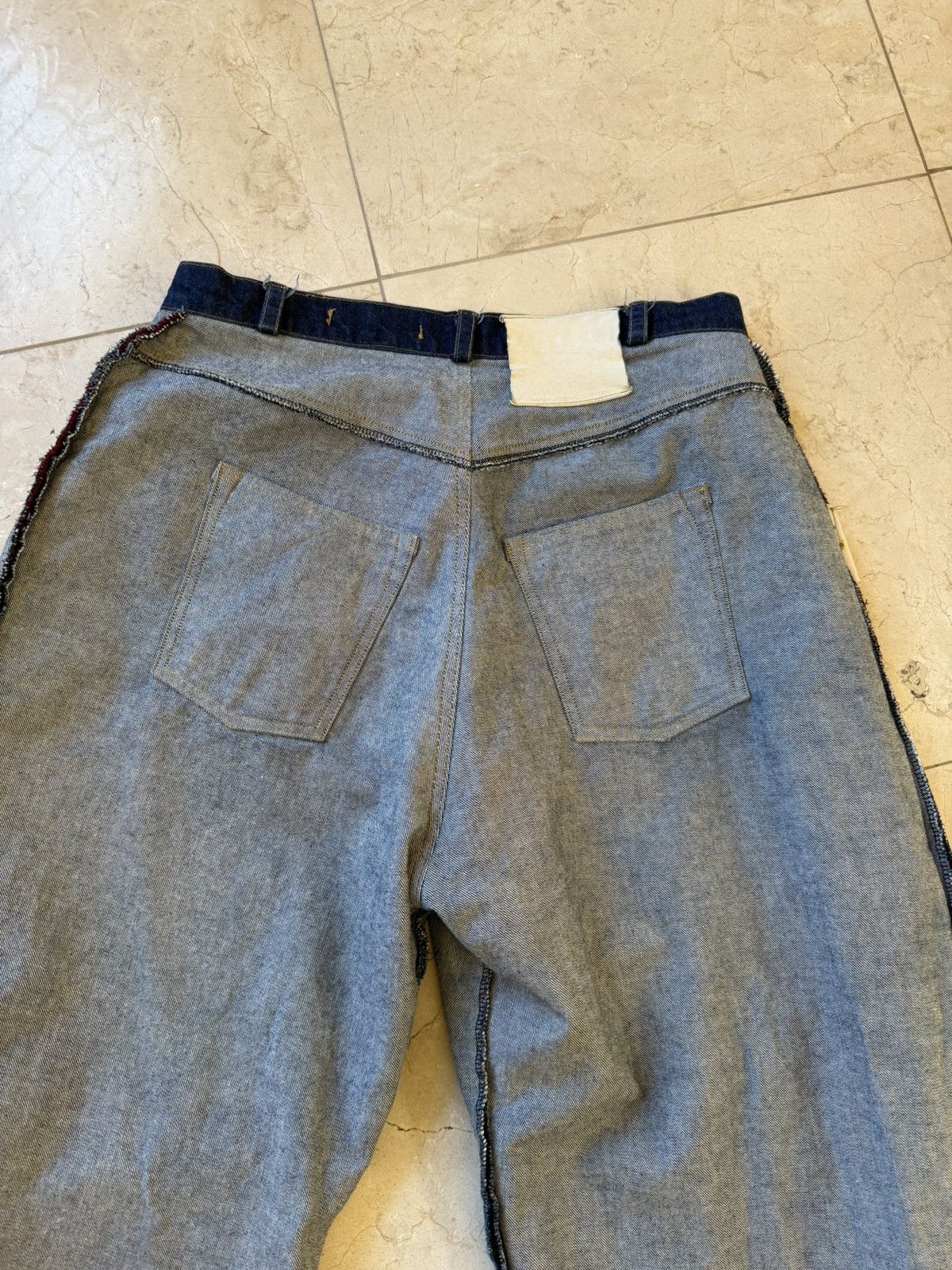 Acne Studios Fait Par Lui Inside Out Custom 1of1 Baggy Denim Size US 34 / EU 50 - 10 Thumbnail