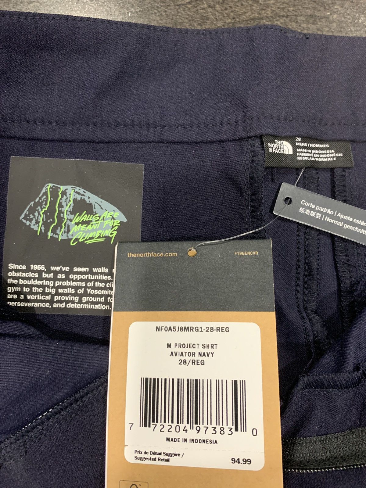 The North Face TNF golf shorts Size US 30 / EU 46 - 2 Thumbnail