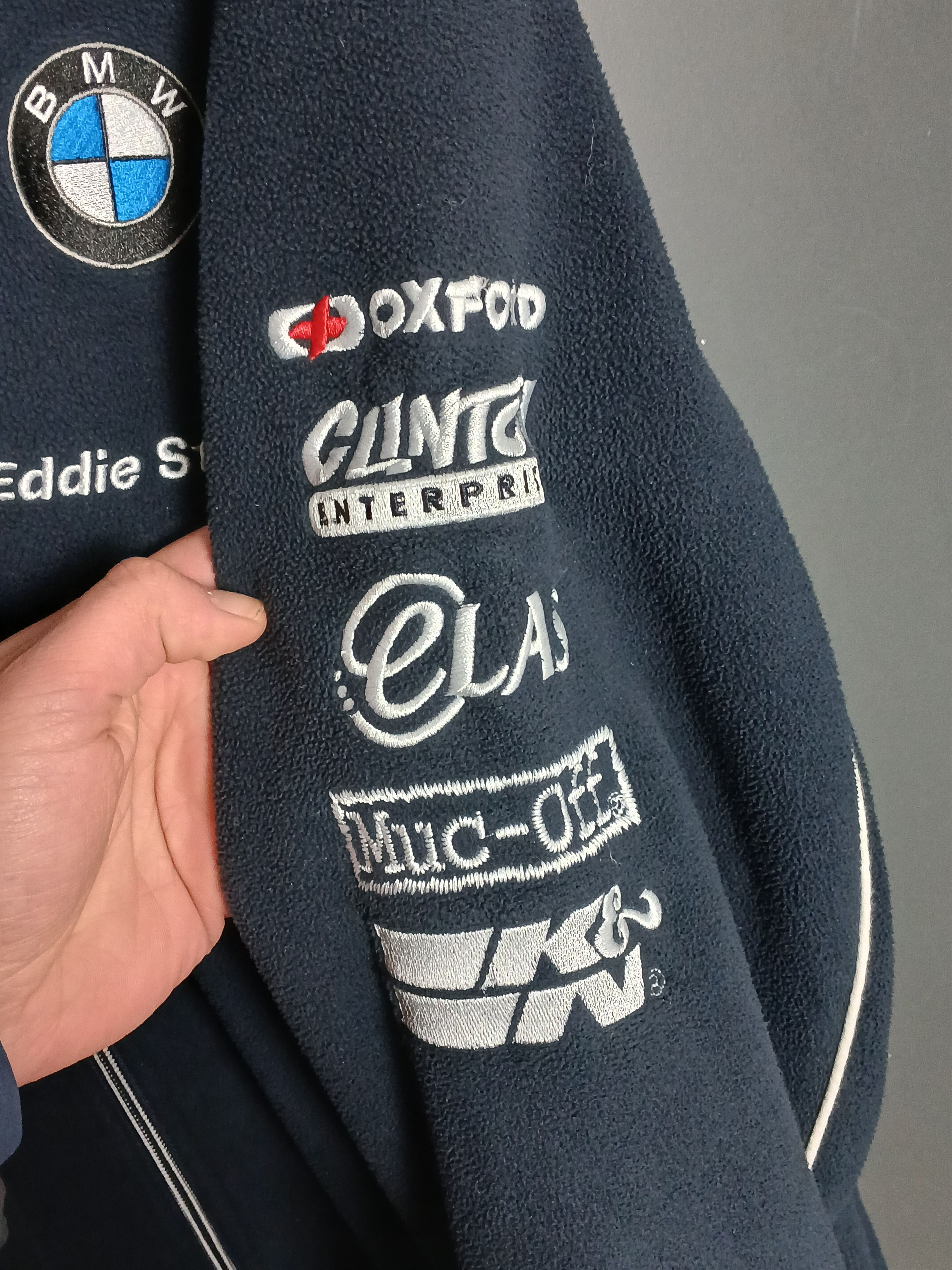 BMW BMW Mottorad Racing Moto Fleece Sweatshirt Size US XXL / EU 58 / 5 - 6 Thumbnail