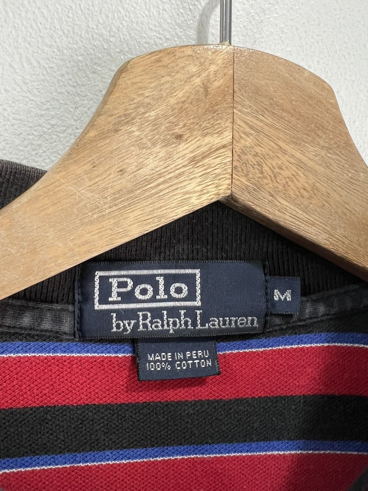 Polo Ralph Lauren Vintage 90s Ralph Lauren Polo Shirt Striped pony Size US M / EU 48-50 / 2 - 3 Thumbnail