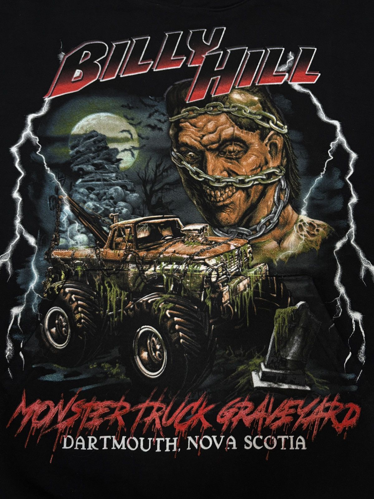 Billy Hill 2021 Billy Hill “Monster Truck Graveyard” Hoodie Size XL Size US XL / EU 56 / 4 - 5 Thumbnail