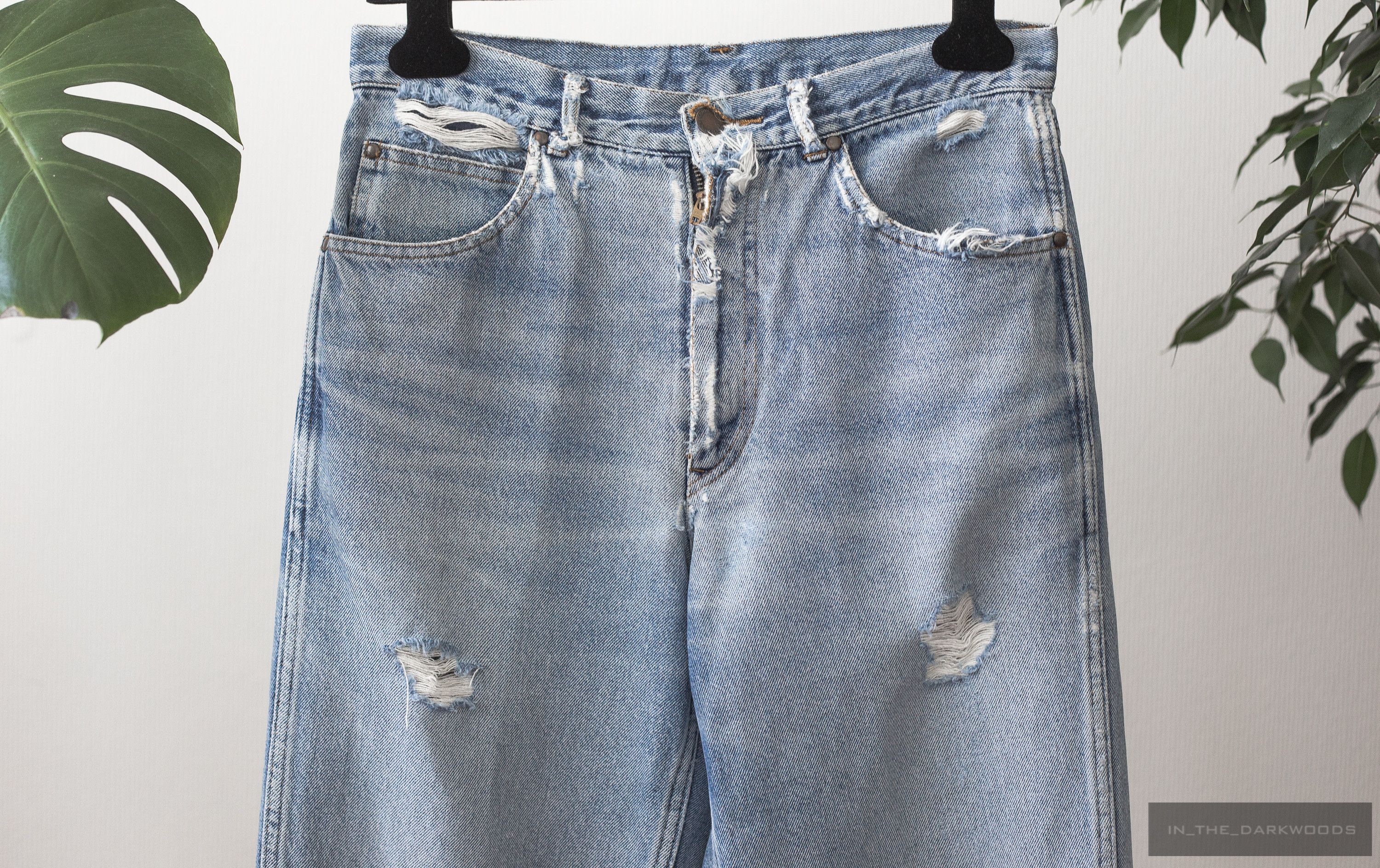 Comme des Garcons Homme distressed denim pants Size US 28 / EU 44 - 3 Thumbnail