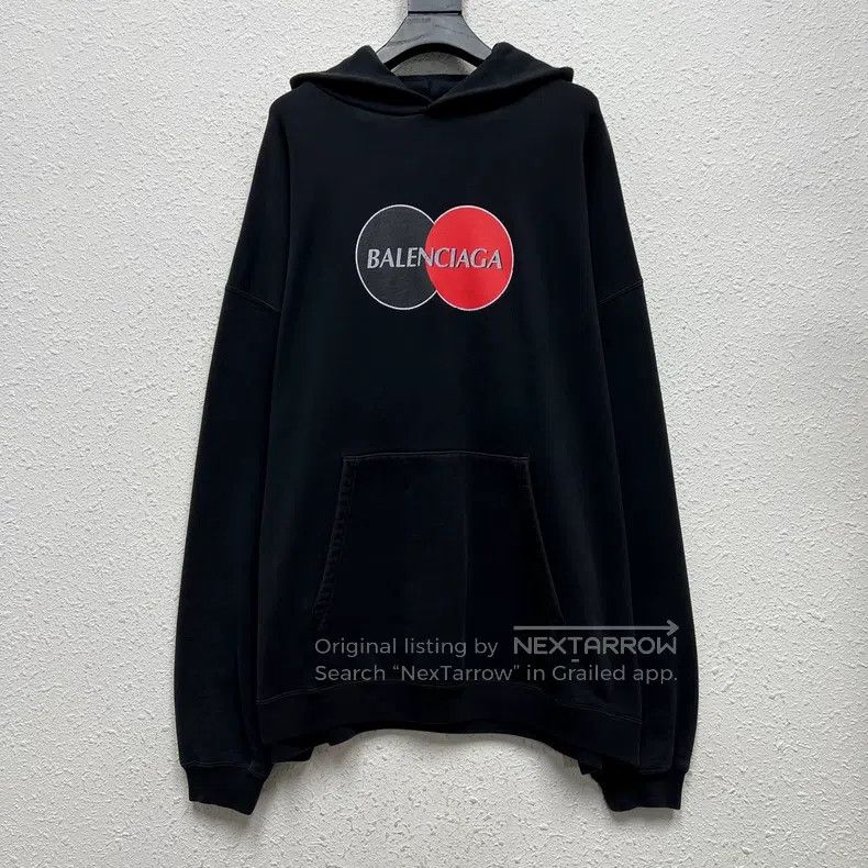 Balenciaga Balenciaga Mastercard Pattern Hoodie Size US S / EU 44-46 / 1 - 1 Thumbnail
