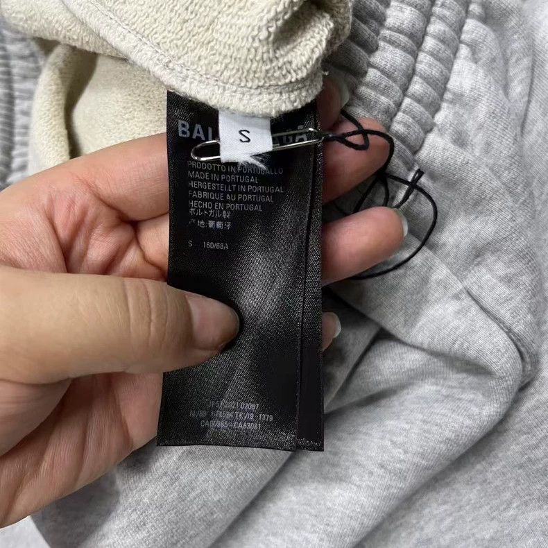 Balenciaga Balenciaga size S Grey cola embroidered athleisure straigh Size US 27 - 4 Thumbnail