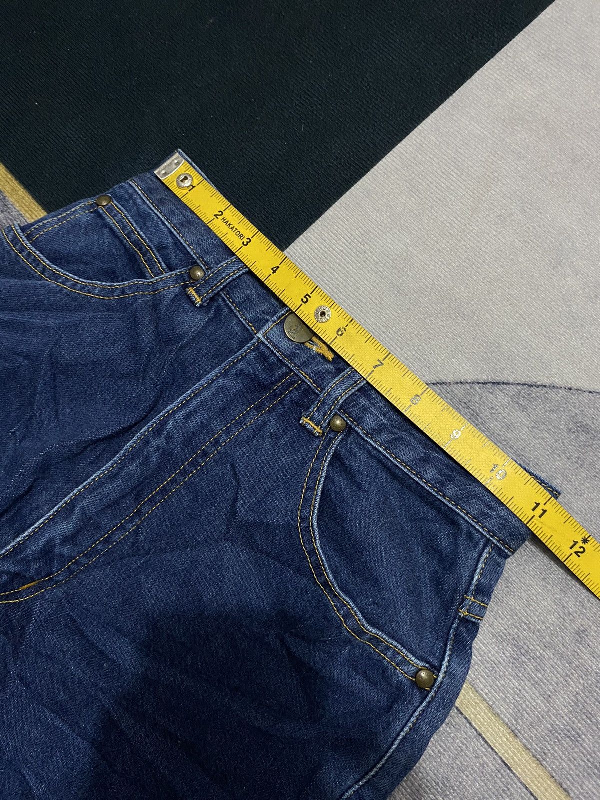 Yves Saint Laurent YVESSAINTLAURET YSL DENIM PANTS Size 22" - 10 Thumbnail