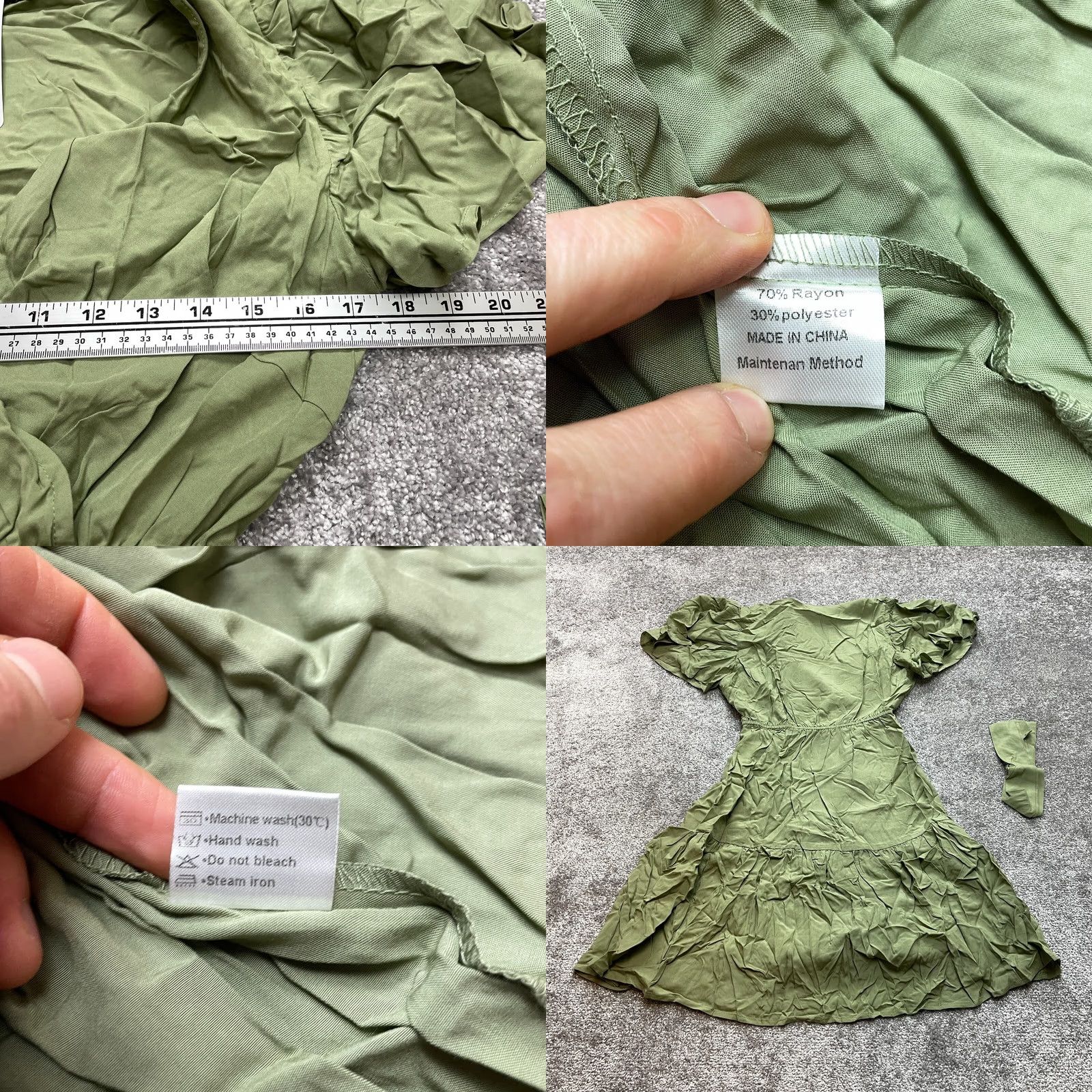 Vintage VINTAGE Leani Dress Womens S Light Green Fit & Flare Belt New NWTT Size S / US 4 / IT 40 - 9 Thumbnail