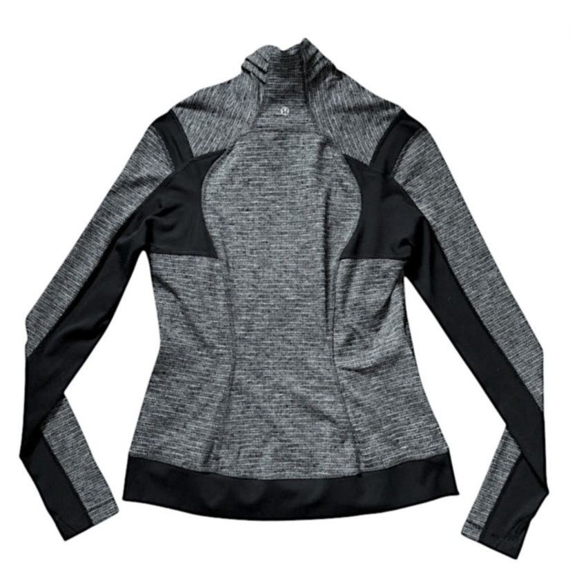 Lululemon Lululemon Grey Zip Up Athletic Sweatshirt | Size 12 Size XL / US 12-14 / IT 48-50 - 2 Thumbnail