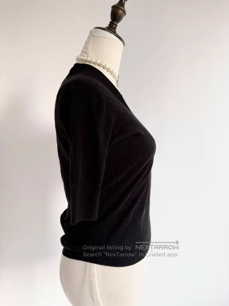 Vivienne Westwood Vivienne Westwood Gray-Black Saturn Short Sleeve Knit Top Size M / US 6-8 / IT 42-44 - 6 Thumbnail