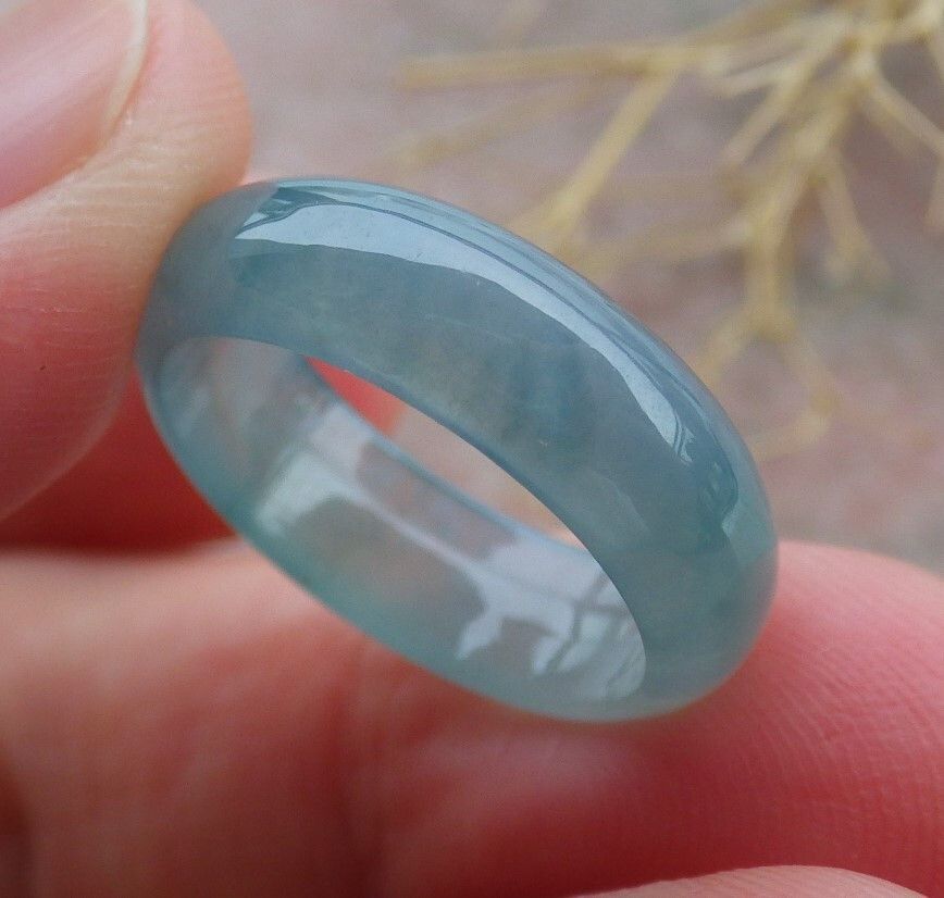 Other 108606 VS Certified ICY Jadeite Jade Green RING Circle NO.5 Size ONE SIZE - 2 Thumbnail