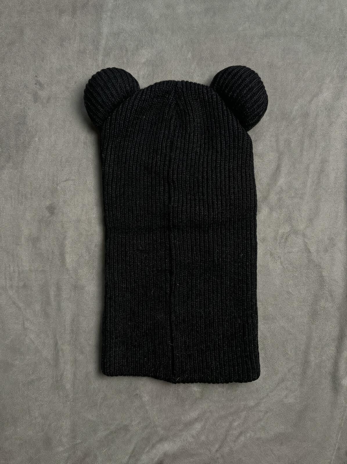 Japanese Brand Deadstock Box Boys Drill Black Balaclava Ski Mask OS Size ONE SIZE - 5 Thumbnail