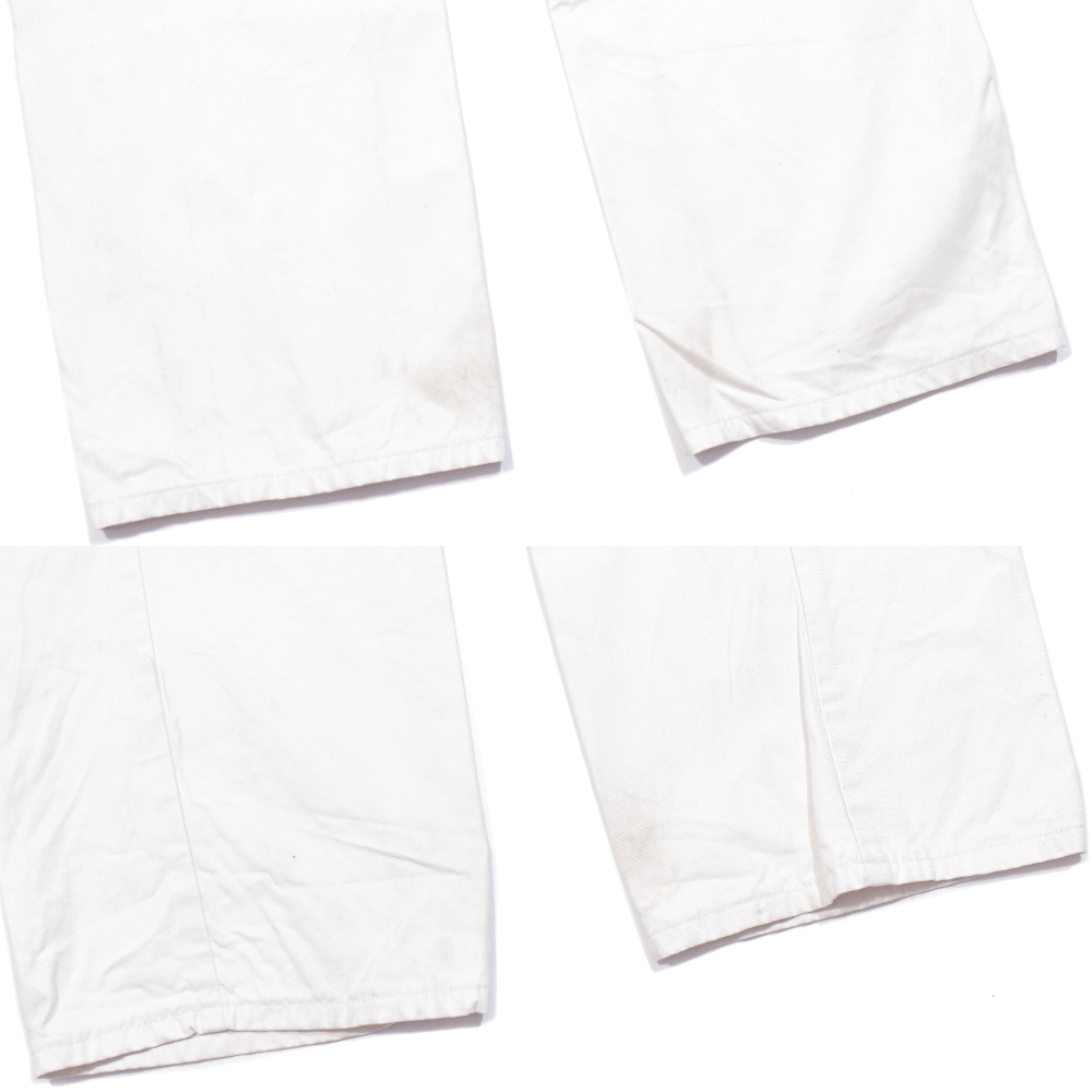 Marithe + Francois Girbaud 00S Twisted White Pants Vintage Size US 36 / EU 52 - 6 Thumbnail