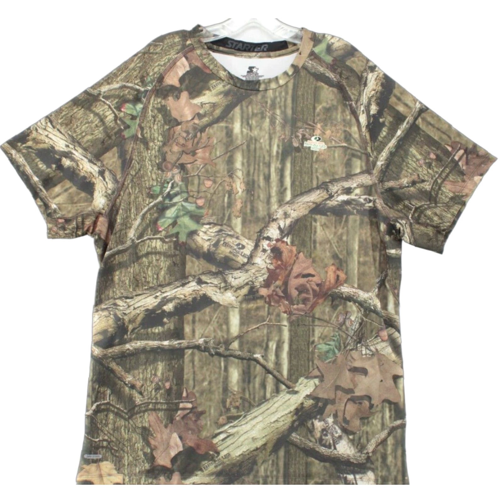 Starter VINTAGE Starter Mossy Oak Break Up Infinity T Shirt Men's 3XL Camo Hunting Short Sleeve Size US XXL / EU 58 / 5 - 1 Thumbnail