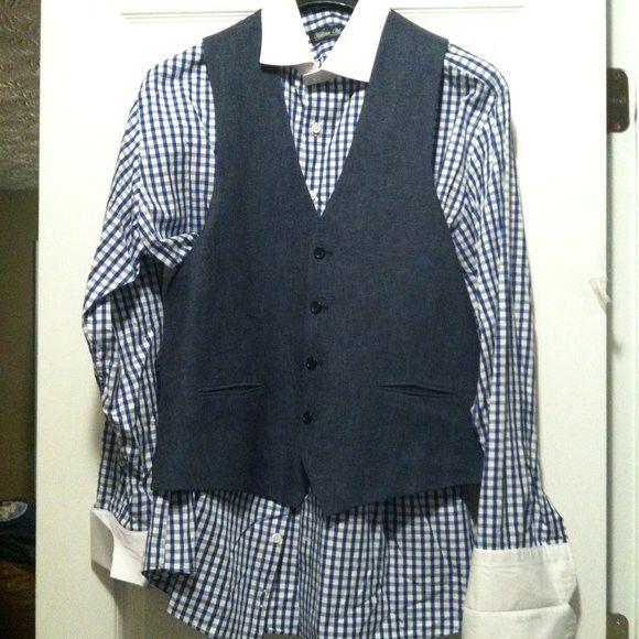 Joseph Abboud JOSEPH ABBOUD MEN'S 55%LINEN 45%RAYON 2PC COAT+VEST SIZE:42R Size 42R - 6 Thumbnail