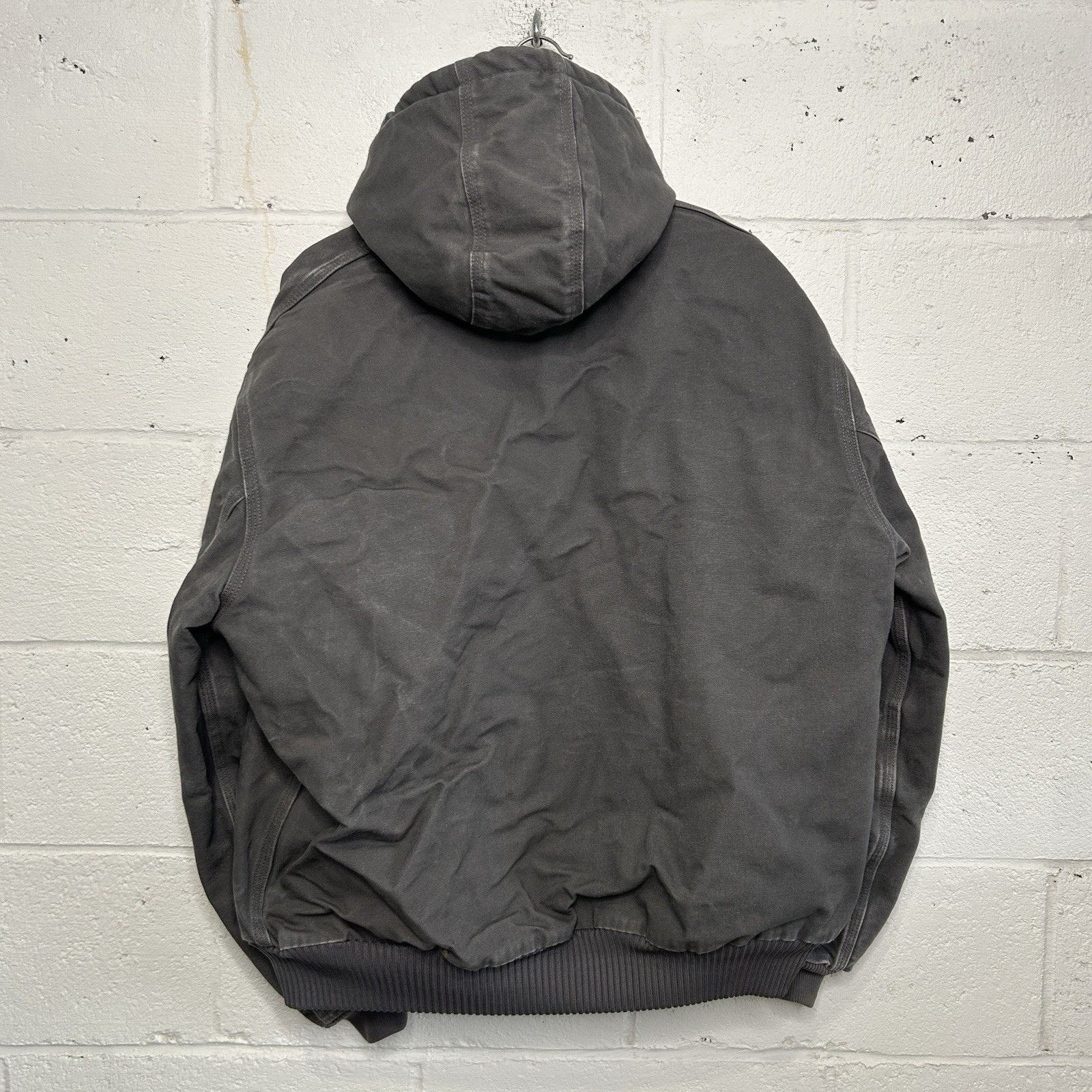 Carhartt Carhartt Quilted Hooded Active Jacket “Gravel/Grey” J140-GVL Size US L / EU 52-54 / 3 - 2 Thumbnail