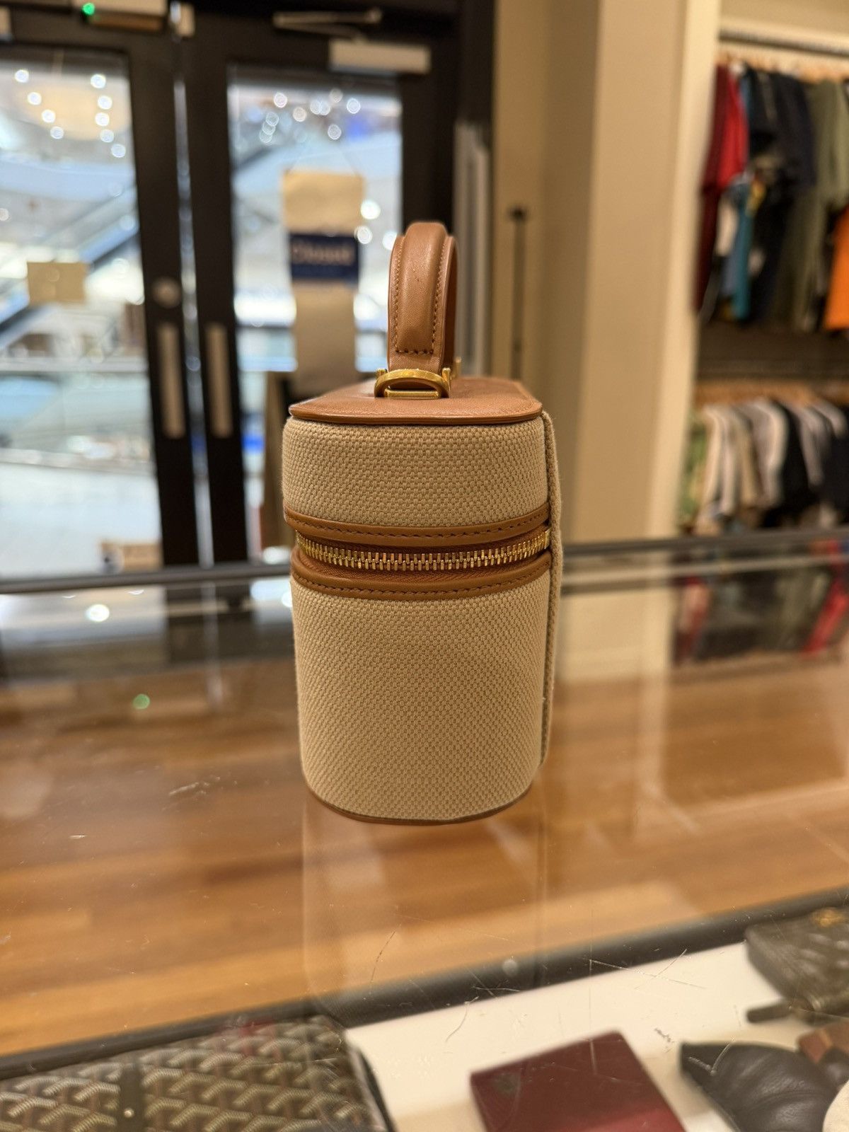 Yves Saint Laurent Saint Laurent Gaby Canvas Mini Vanity Bag Size ONE SIZE - 2 Thumbnail