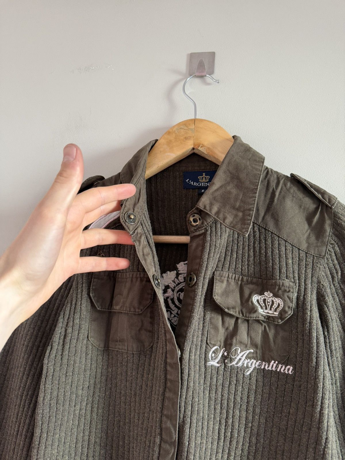 Vintage Polo Team of Princesses Ribbed Jacket Size S / US 4 / IT 40 - 5 Thumbnail