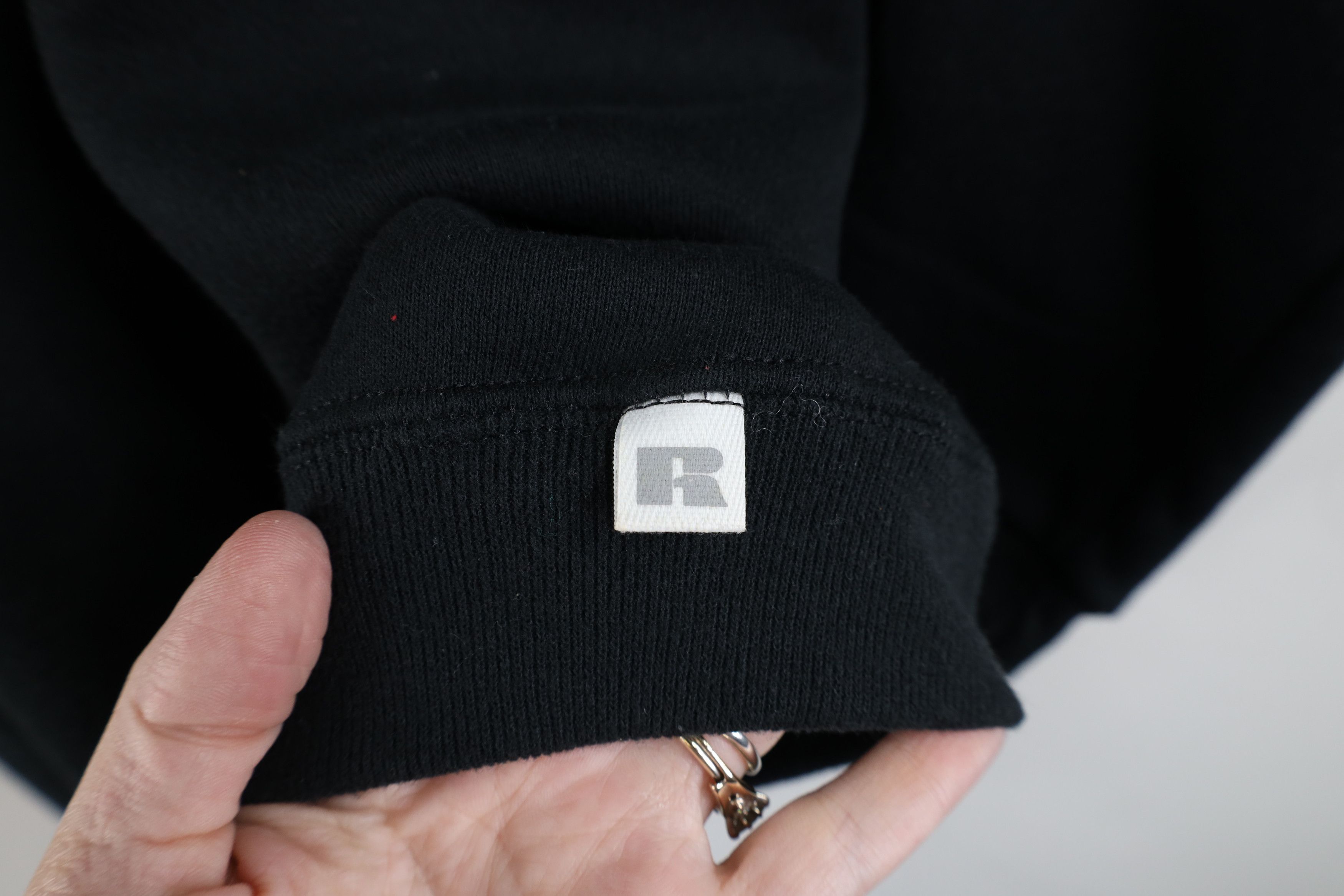 Russell Athletic × Vintage Vintage 90s Russell Athletic Crewneck Sweatshirt Black USA Size US S / EU 44-46 / 1 - 4 Thumbnail