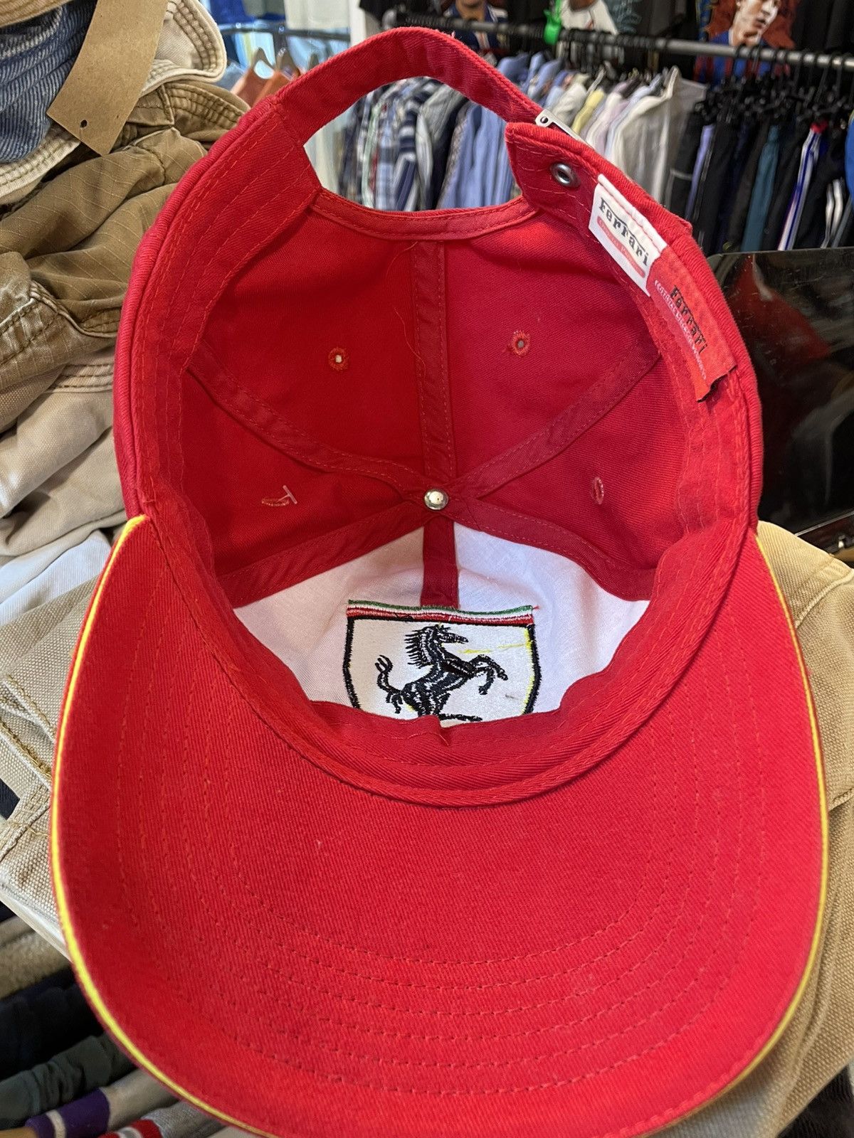Ferrari Vintage F1 Ferrari Cap Size ONE SIZE - 5 Thumbnail
