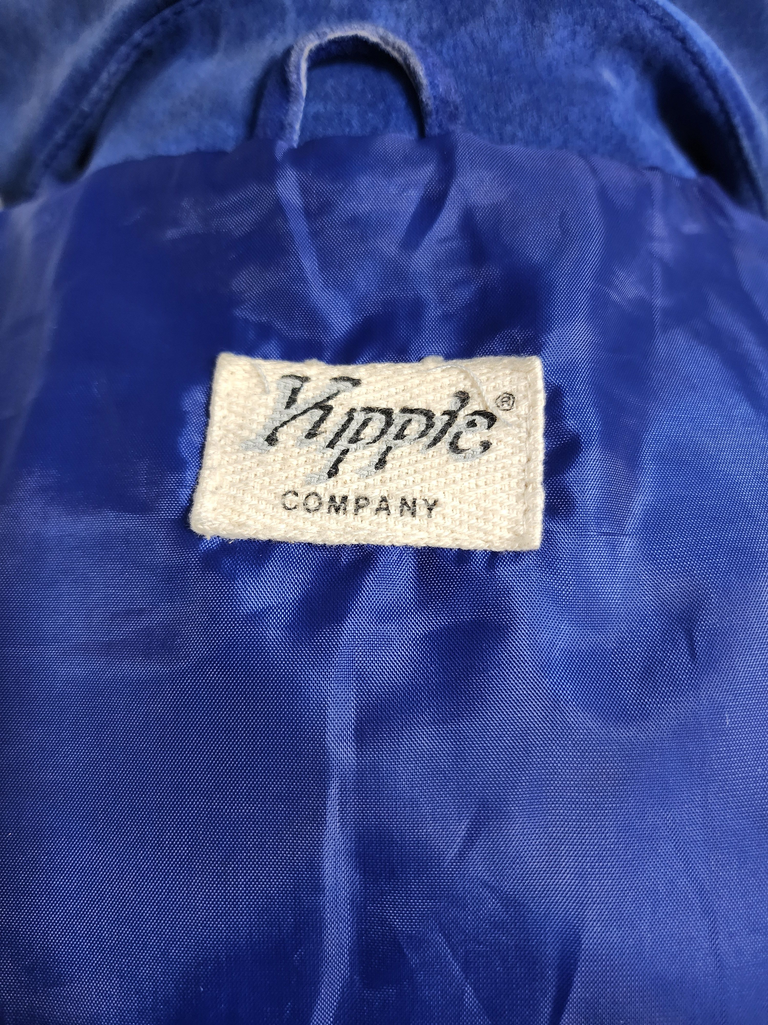 Other Blue Suede Leather Shirt: Women's Metal Zipper Jacket Size XXL / US 16-18 / IT 52-54 - 8 Thumbnail