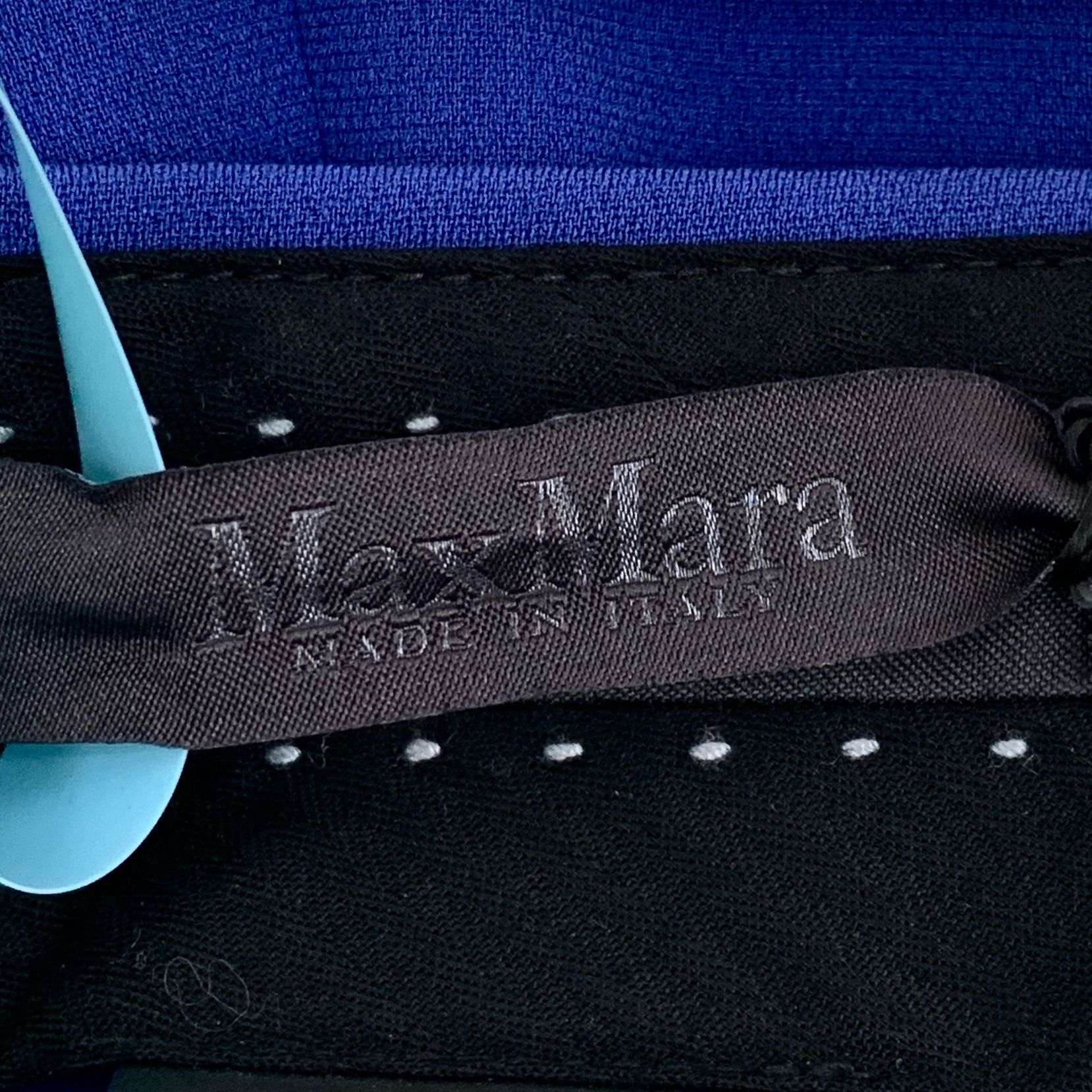 Other Max Mara Blue Tailored Straight-Leg Trousers (Size S) Size US 38 / EU 54 - 5 Thumbnail
