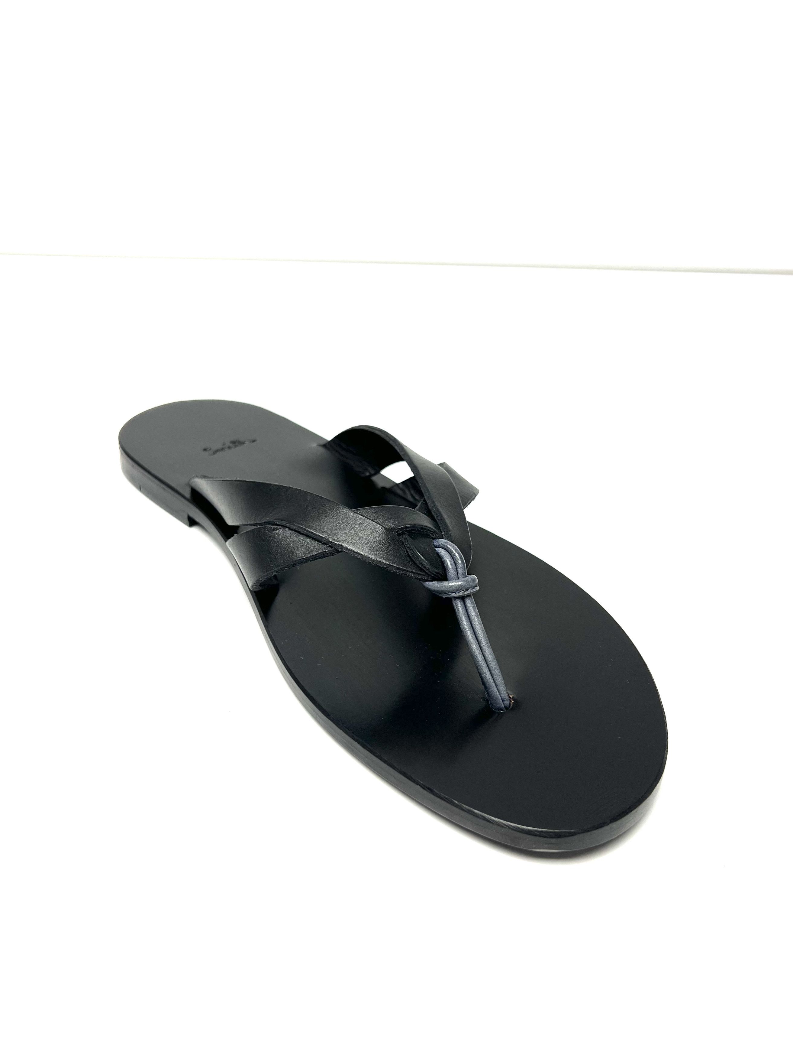 PAUL SMITH LEATHER HAND MADE SLIDE / SANDALS