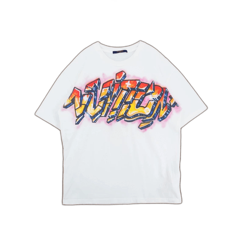Louis Vuitton Louis Vuitton Flame Print Short Sleeve TShirt-2506 Size XL / US 12-14 / IT 48-50 - 1 Thumbnail