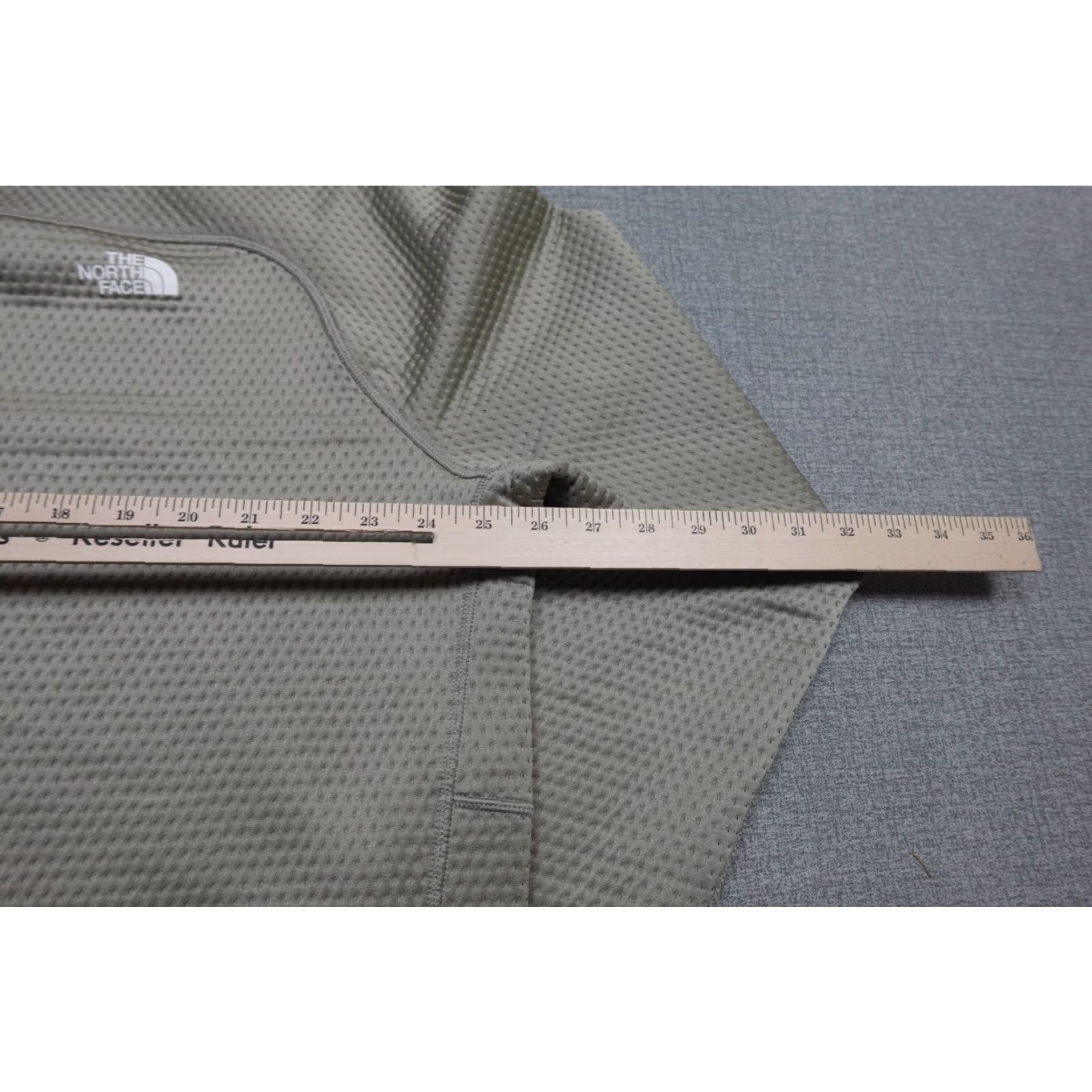 The North Face The North Face DotKnit Quarter Zip Mens 2XL Gray Pullover Fleece Sweater Soft Shirt Size US XXL / EU 58 / 5 - 7 Thumbnail