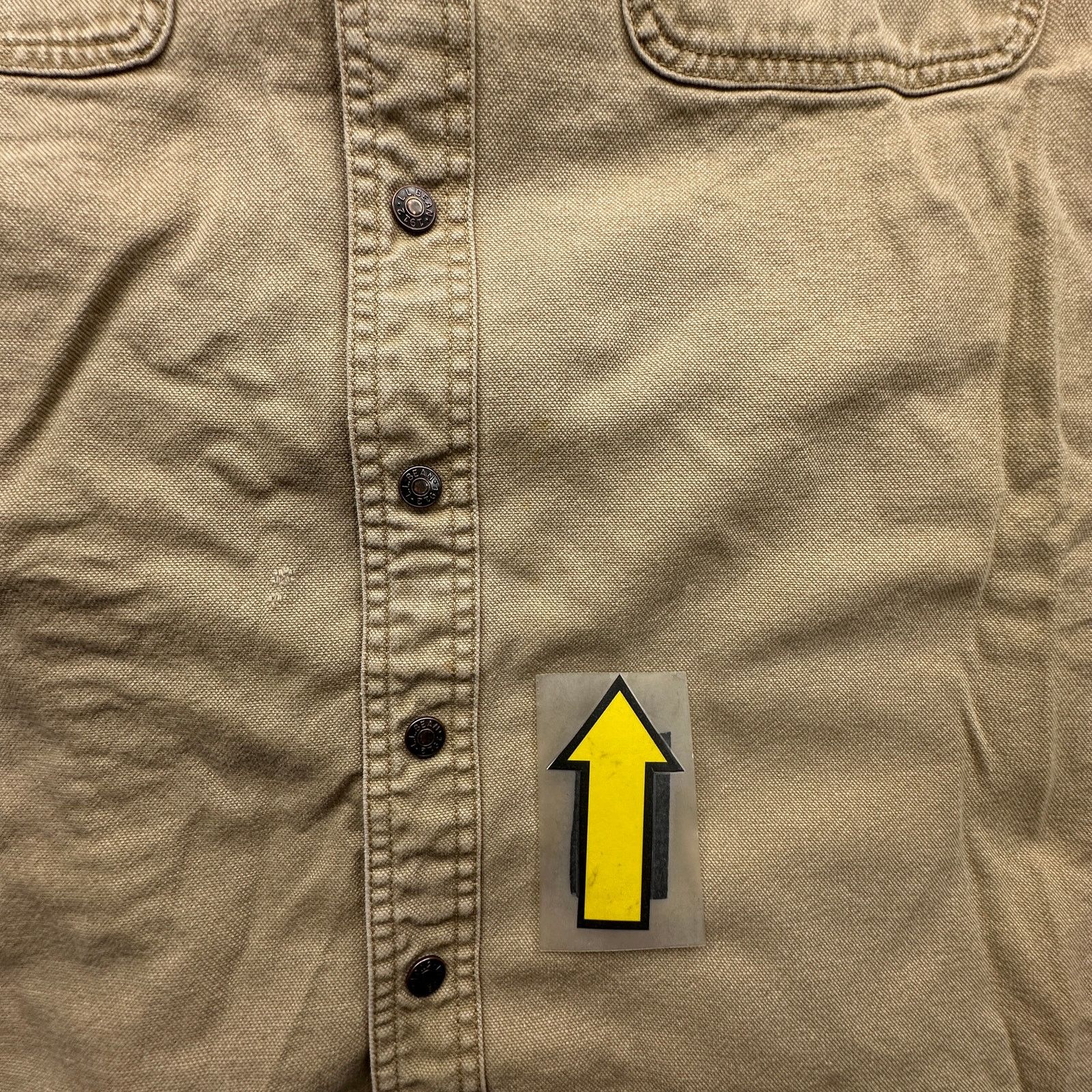 L.L. Bean LL Bean Flannel Lined Canvas Button Shirt Shacket Jacket XL Size US XL / EU 56 / 4 - 7 Thumbnail