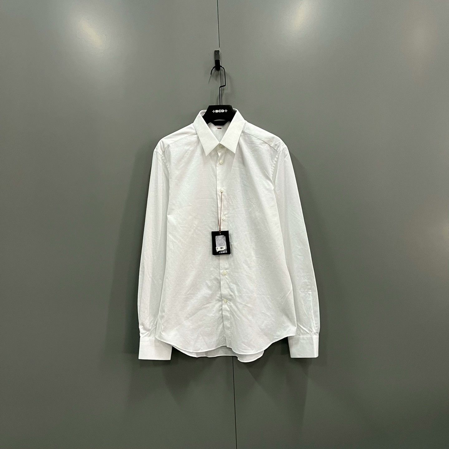 Ermenegildo Zegna Zegna White Subtle Pattern Shirt Size US M / EU 48-50 / 2 - 1 Preview