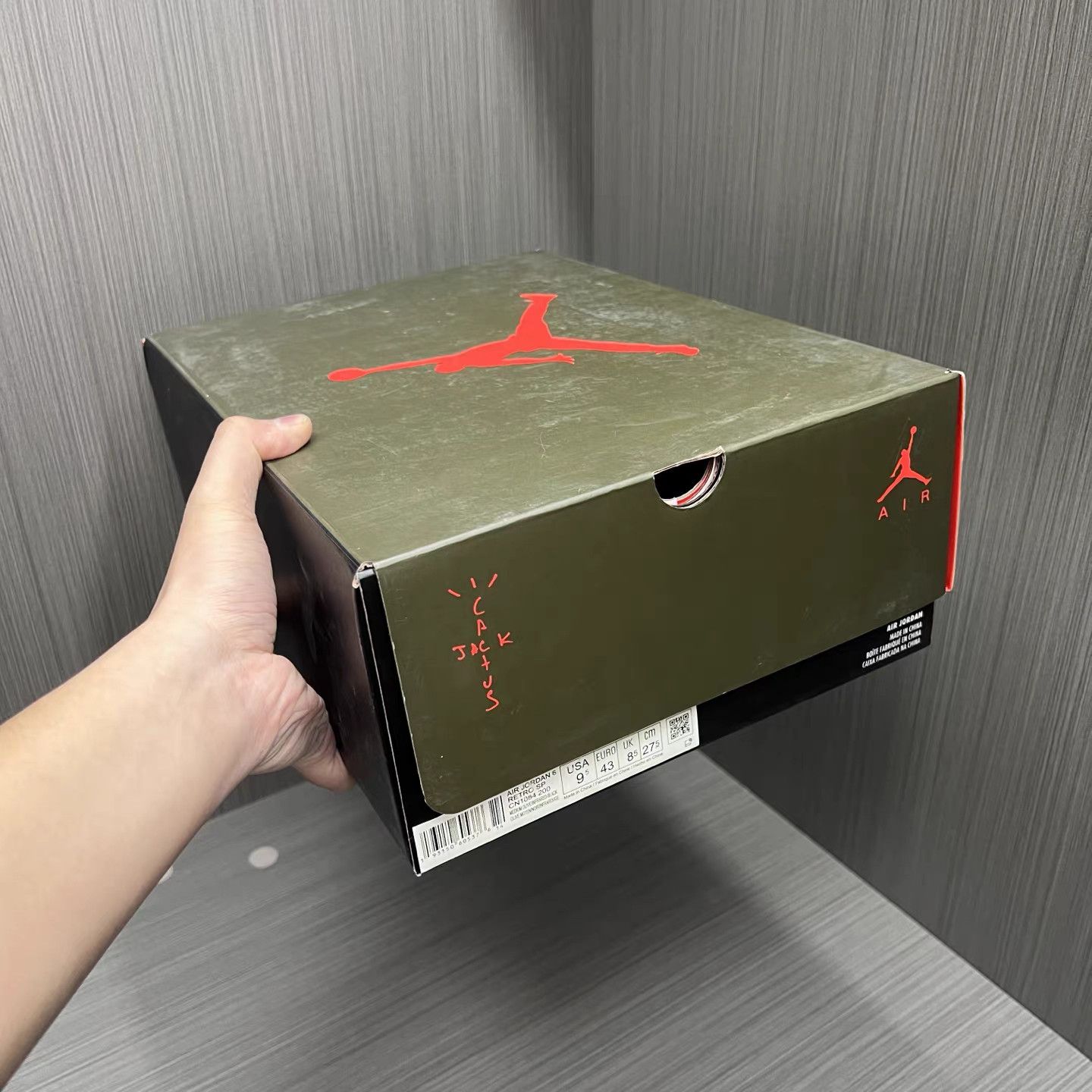 Jordan Brand Travis Scott x Jordan Air Jordan 6 Retro K15 Size US 10 / EU 43 - 8 Thumbnail