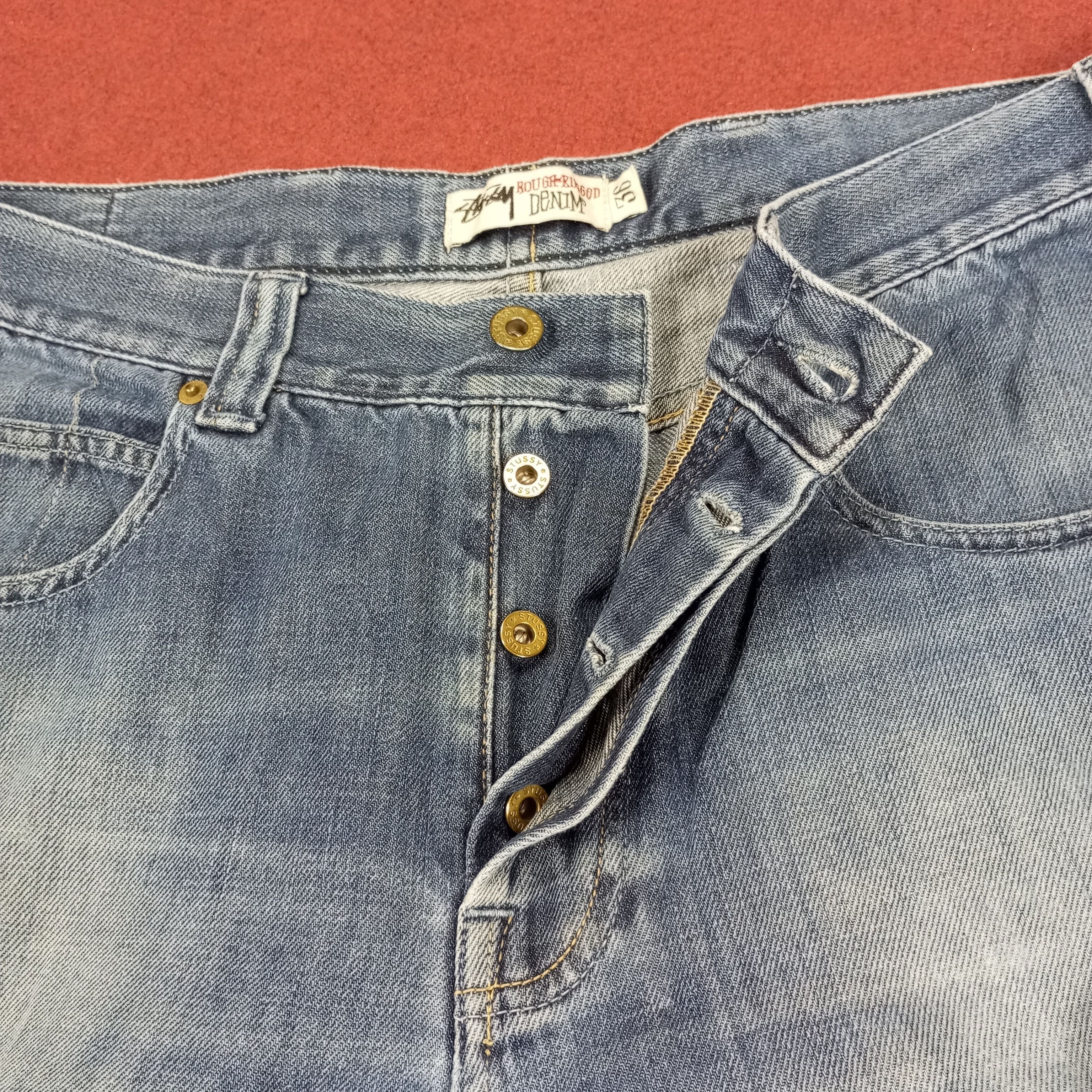 Stussy Stussy Streetwear Skateboard Custom Art Logo Style Jeans Size US 35 - 12 Thumbnail