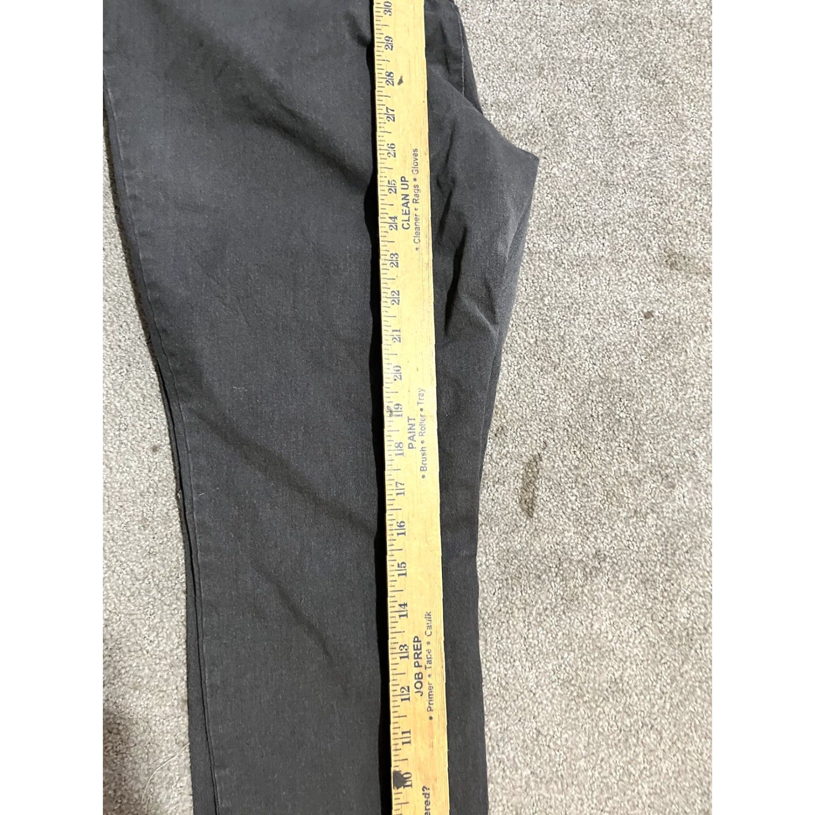 Old Navy Old Navy Pants Women Size 12 Gray Mid Rise Slim Flat Front Pockets Crop Ankle Cotton Blend 12 Womens Size 34" / US 12 / IT 48 - 7 Thumbnail