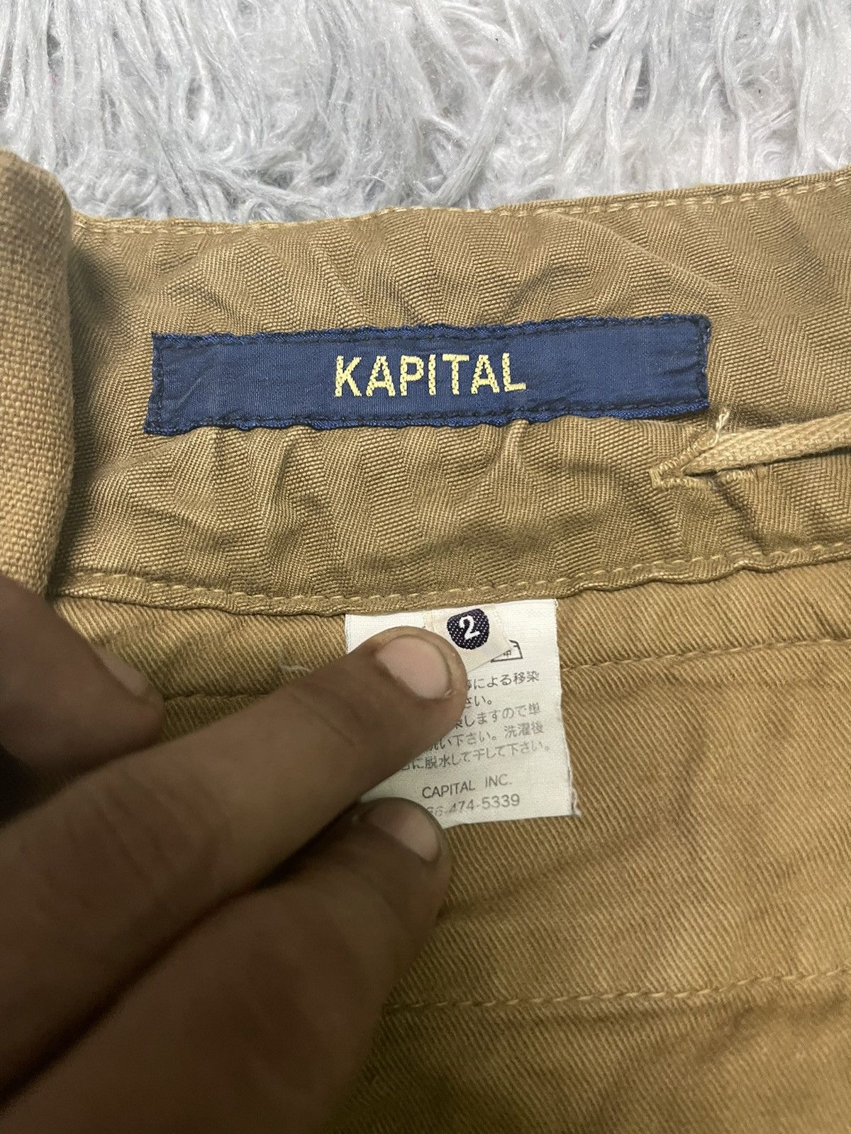 Kapital 🔥RARE🔥KAPITAL CROPPED PANT SIDE ZIPPER CHOPPED ON BOTTOM Size US 30 / EU 46 - 7 Thumbnail