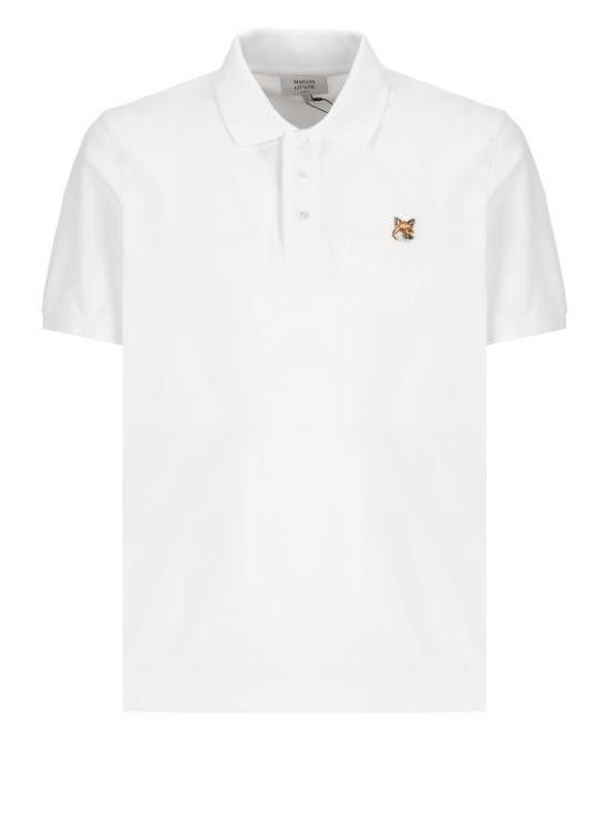Maison Kitsune MAISON KITSUNE Men Polo Shirts LM00208 KJ7002P100 White Size US M / EU 48-50 / 2 - 1 Thumbnail